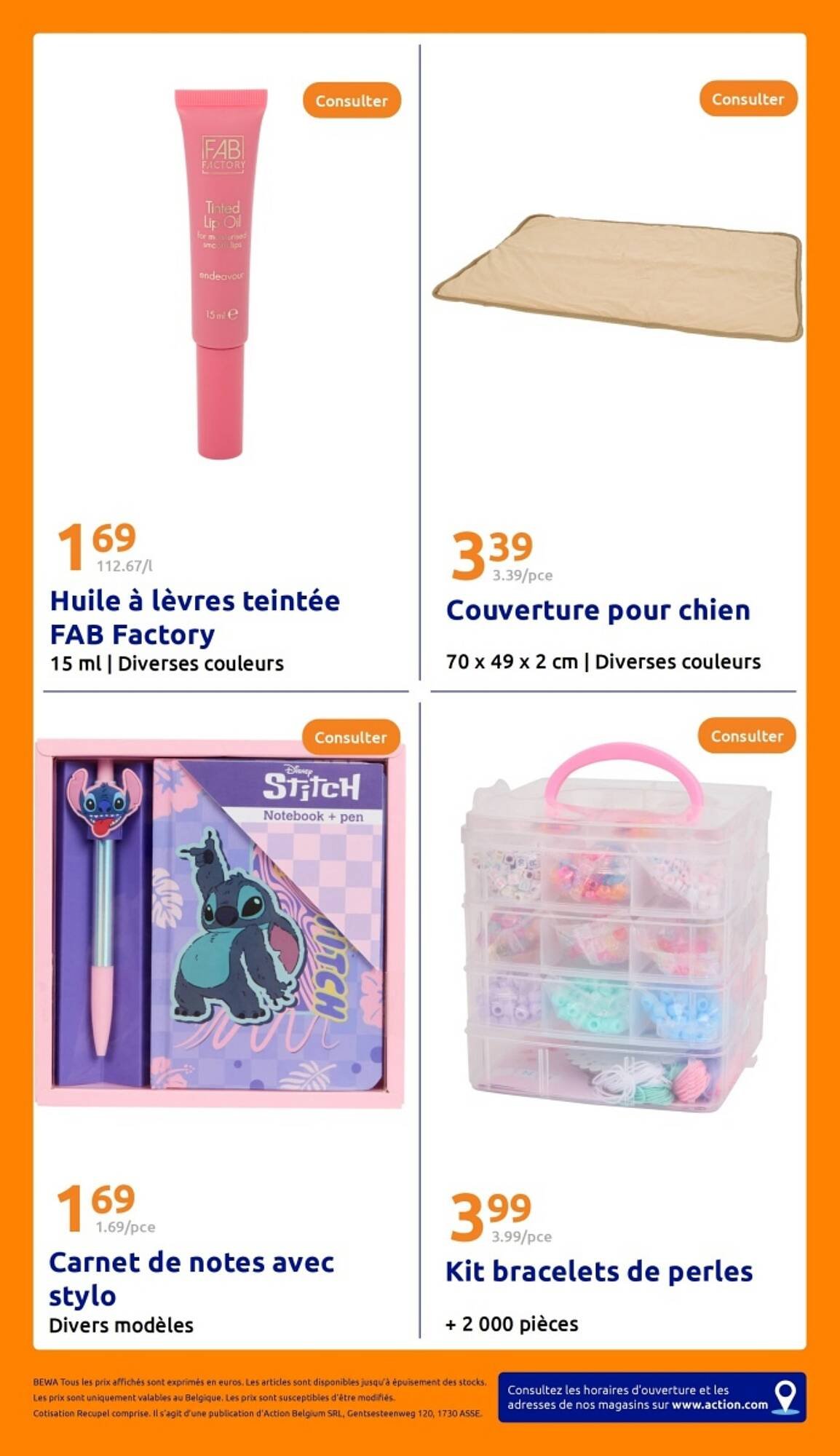 Catalogue Action (2025-08-27 - 2025-09-02)