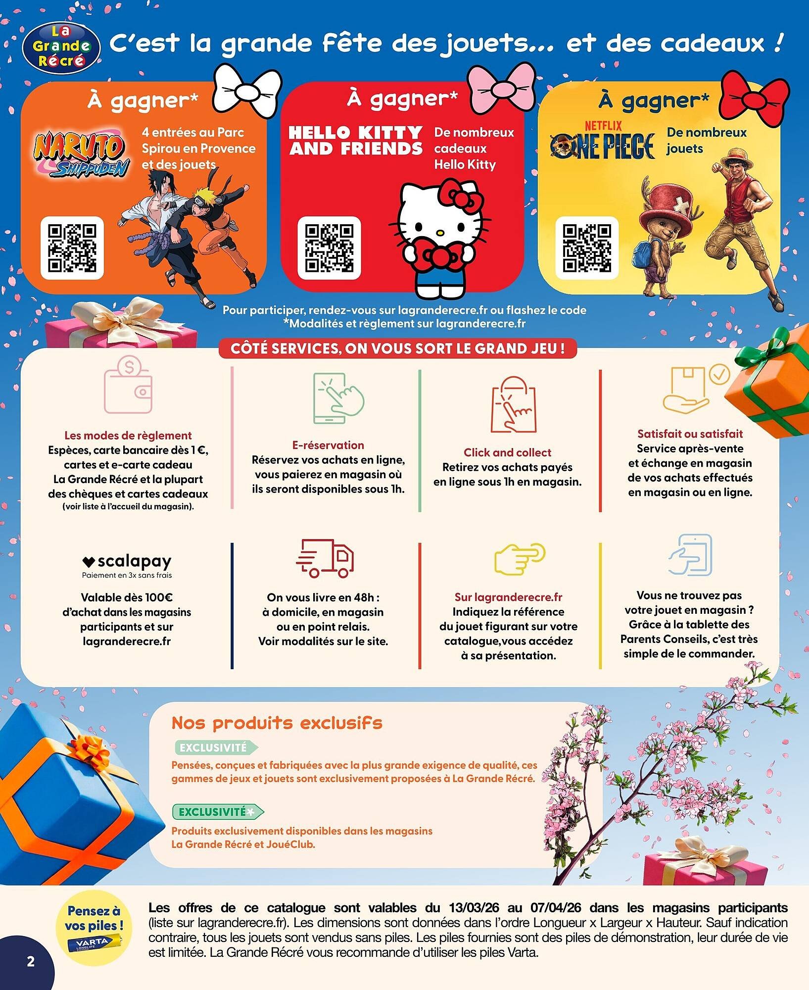 Catalogue La Grande Récré