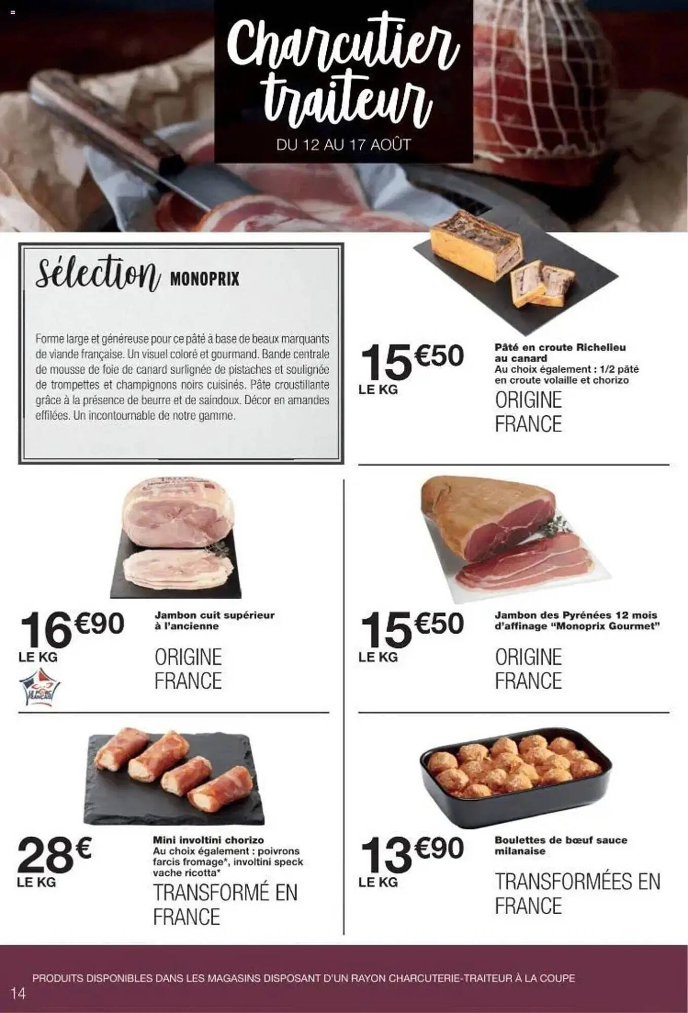 Catalogue Monoprix (2025-08-12 - 2025-08-24)