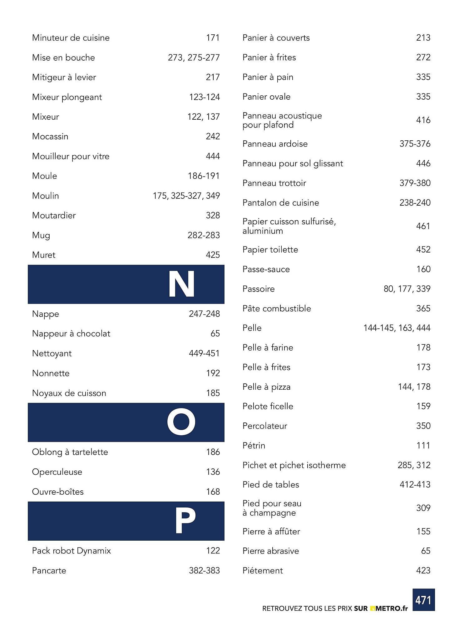 Catalogue METRO (2025-01-01 - 2026-12-31)