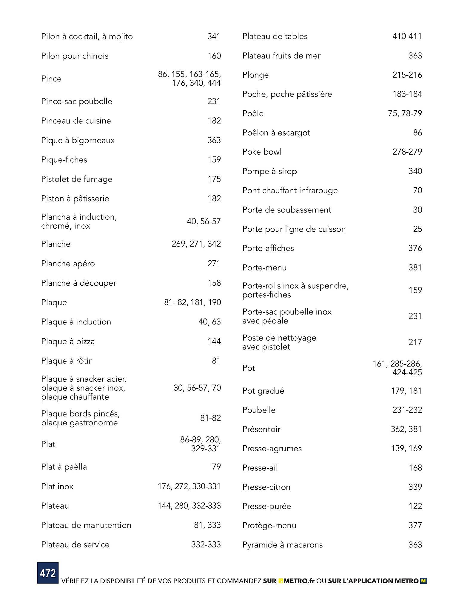 Catalogue METRO (2025-01-01 - 2026-12-31)
