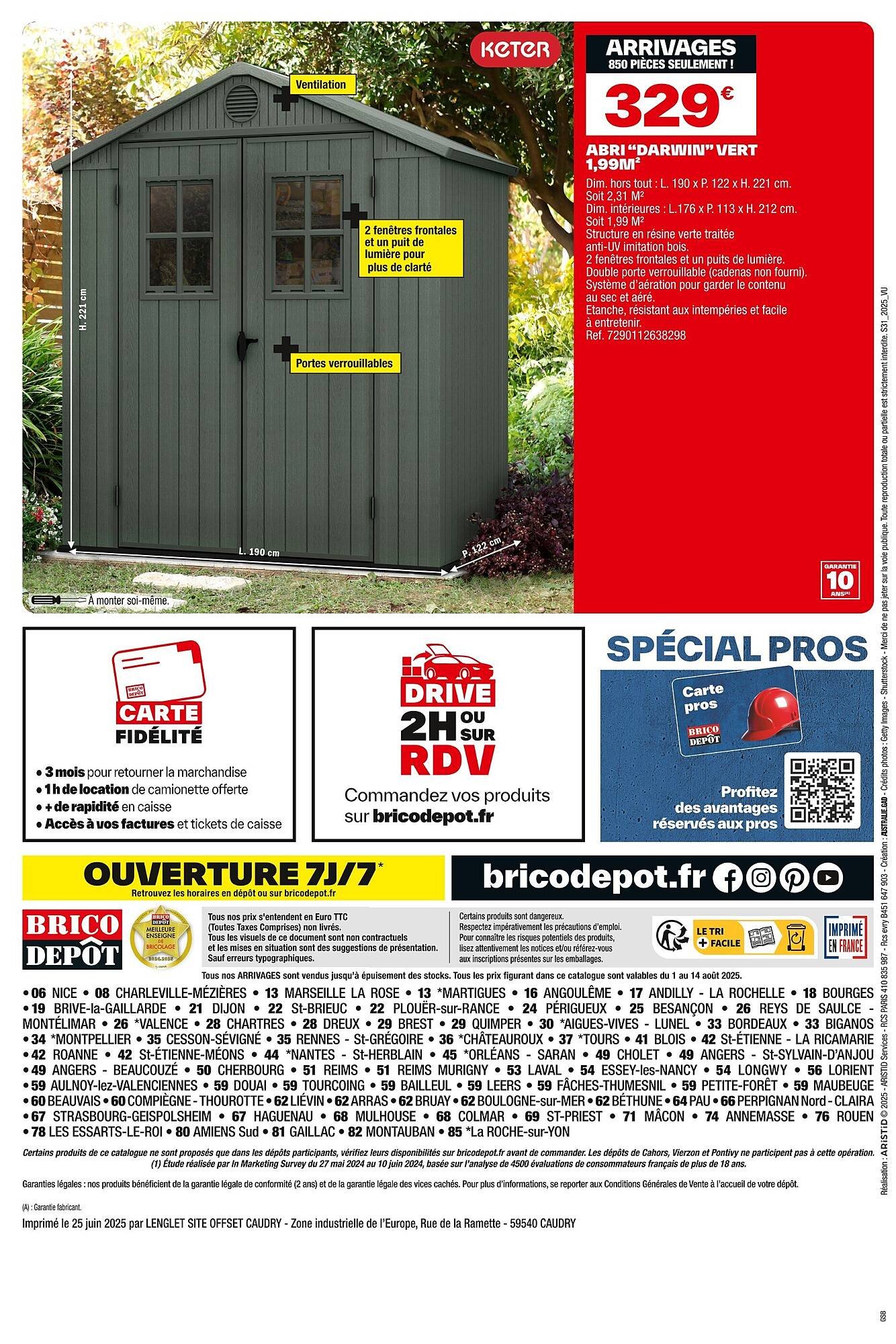 Catalogue Brico Dépôt (2025-08-01 - 2025-08-14)