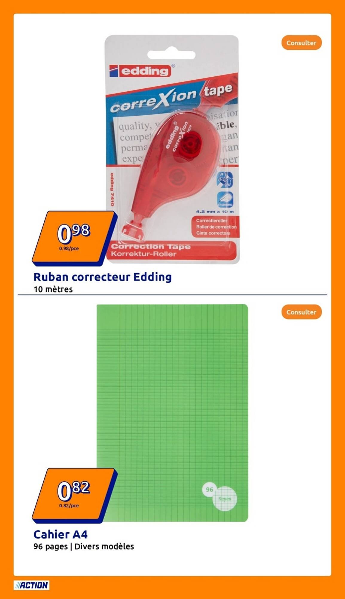 Catalogue Action (2025-08-13 - 2025-08-19)