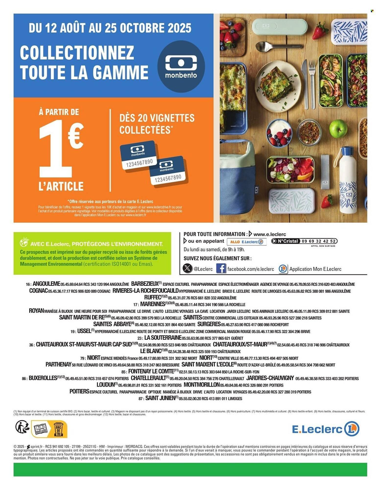 Catalogue E.Leclerc (2025-08-19 - 2025-08-23)