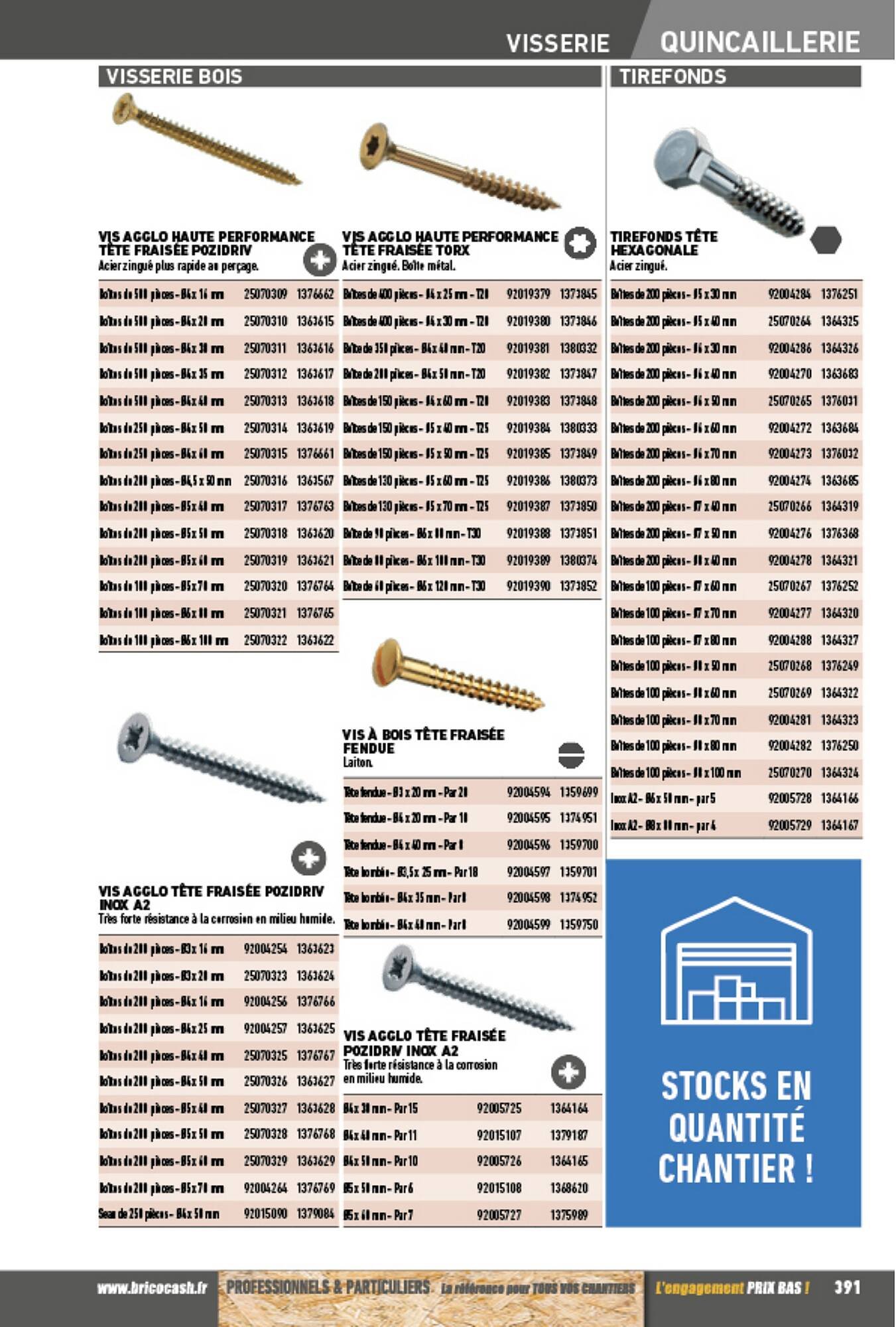 Catalogue Brico Cash
