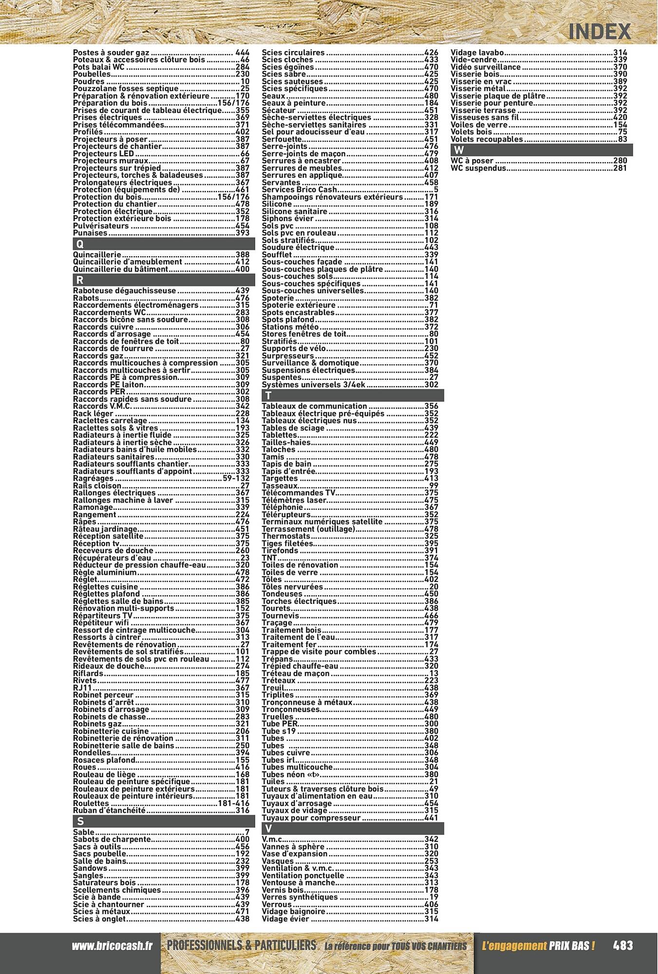 Catalogue Brico Cash