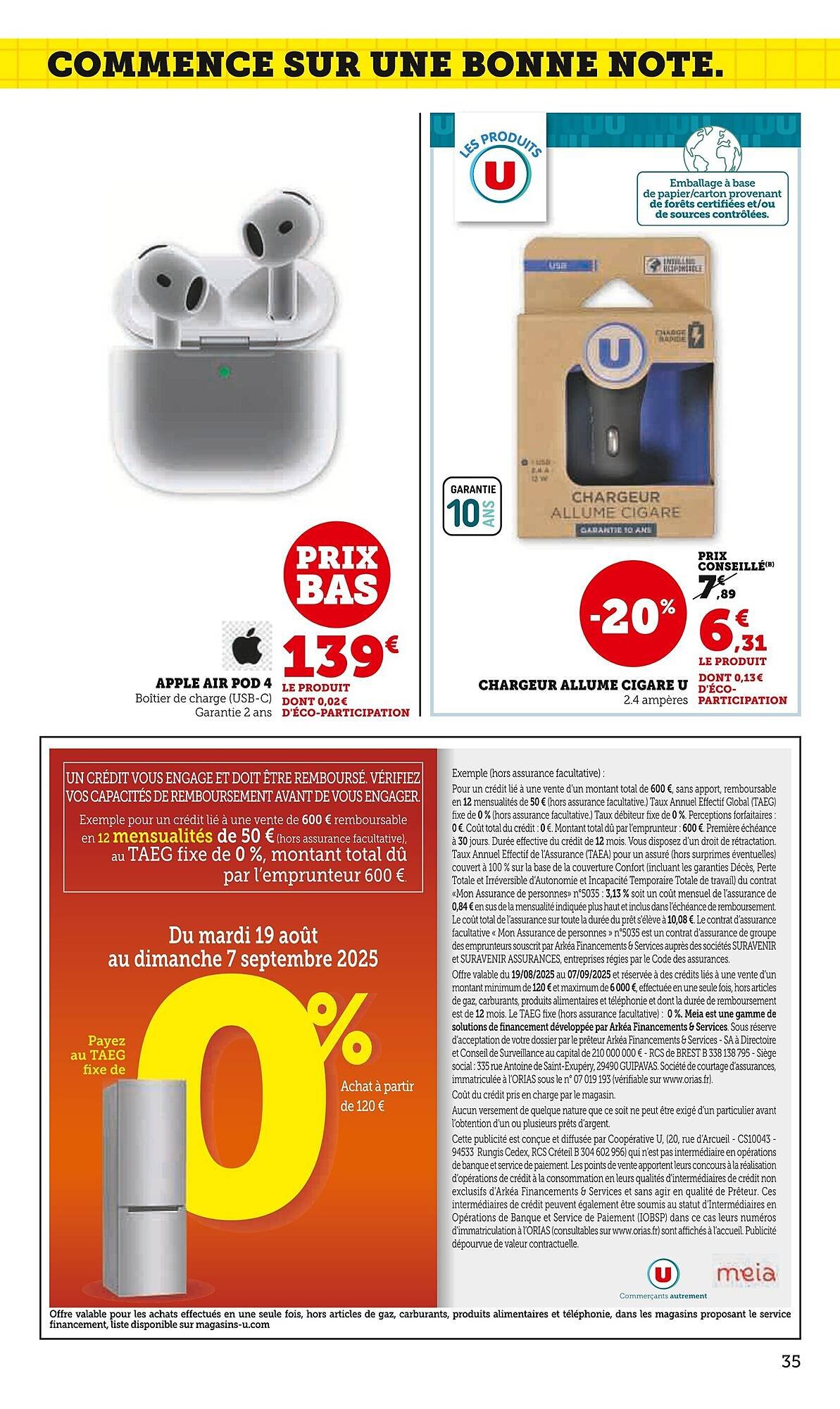 Catalogue Super U (2025-08-19 - 2025-09-07)