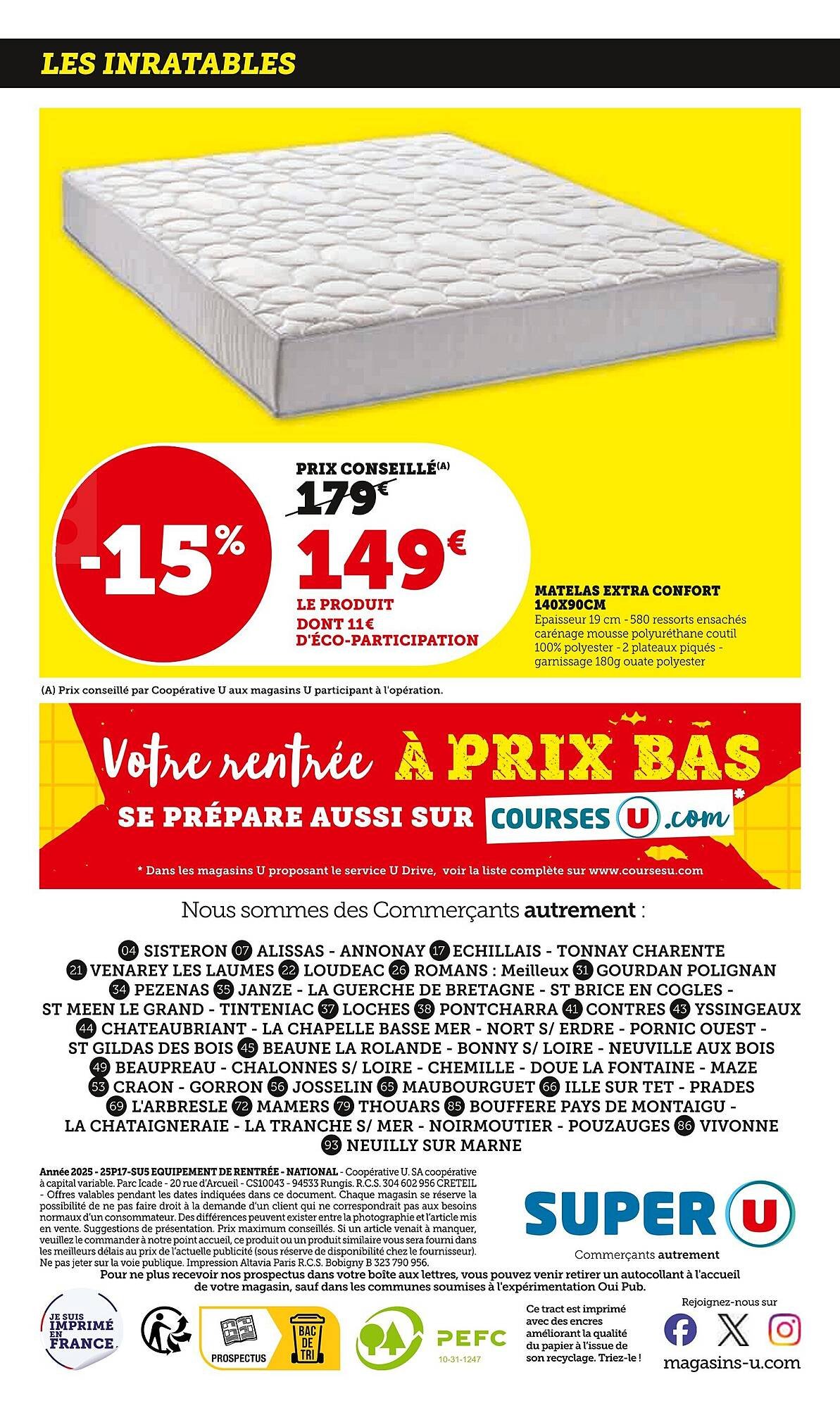 Catalogue Super U (2025-08-19 - 2025-09-07)
