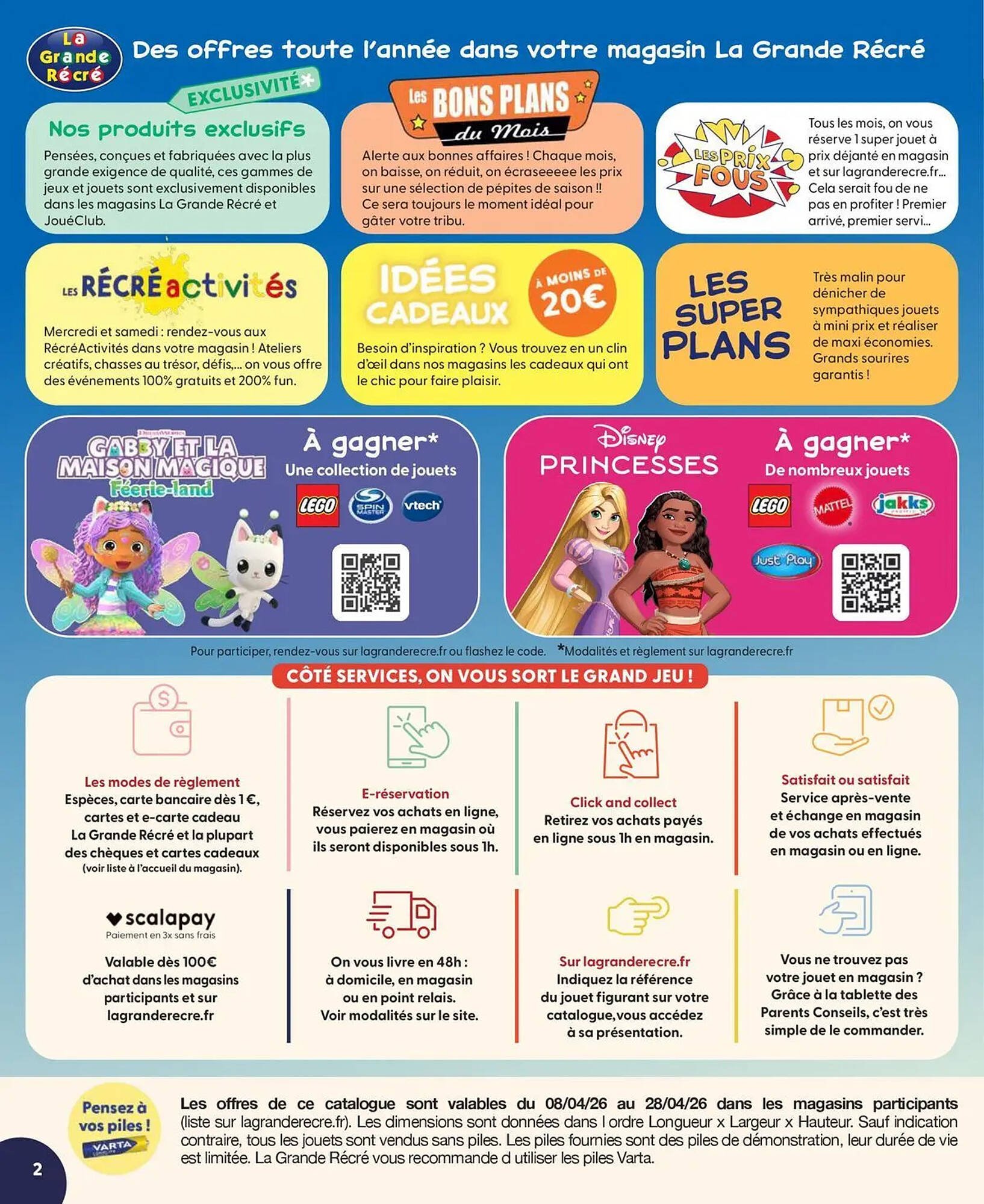 Catalogue La Grande Récré
