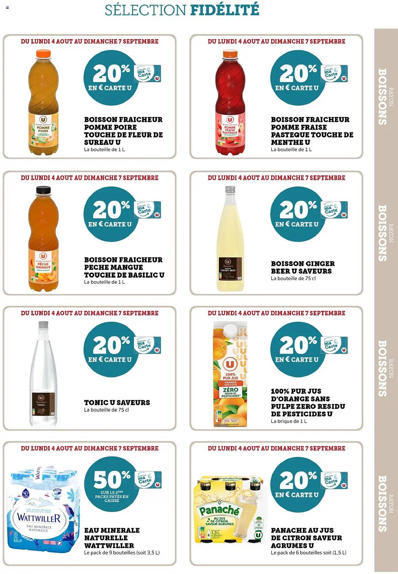 Catalogue U Express (2025-08-04 - 2025-09-07)