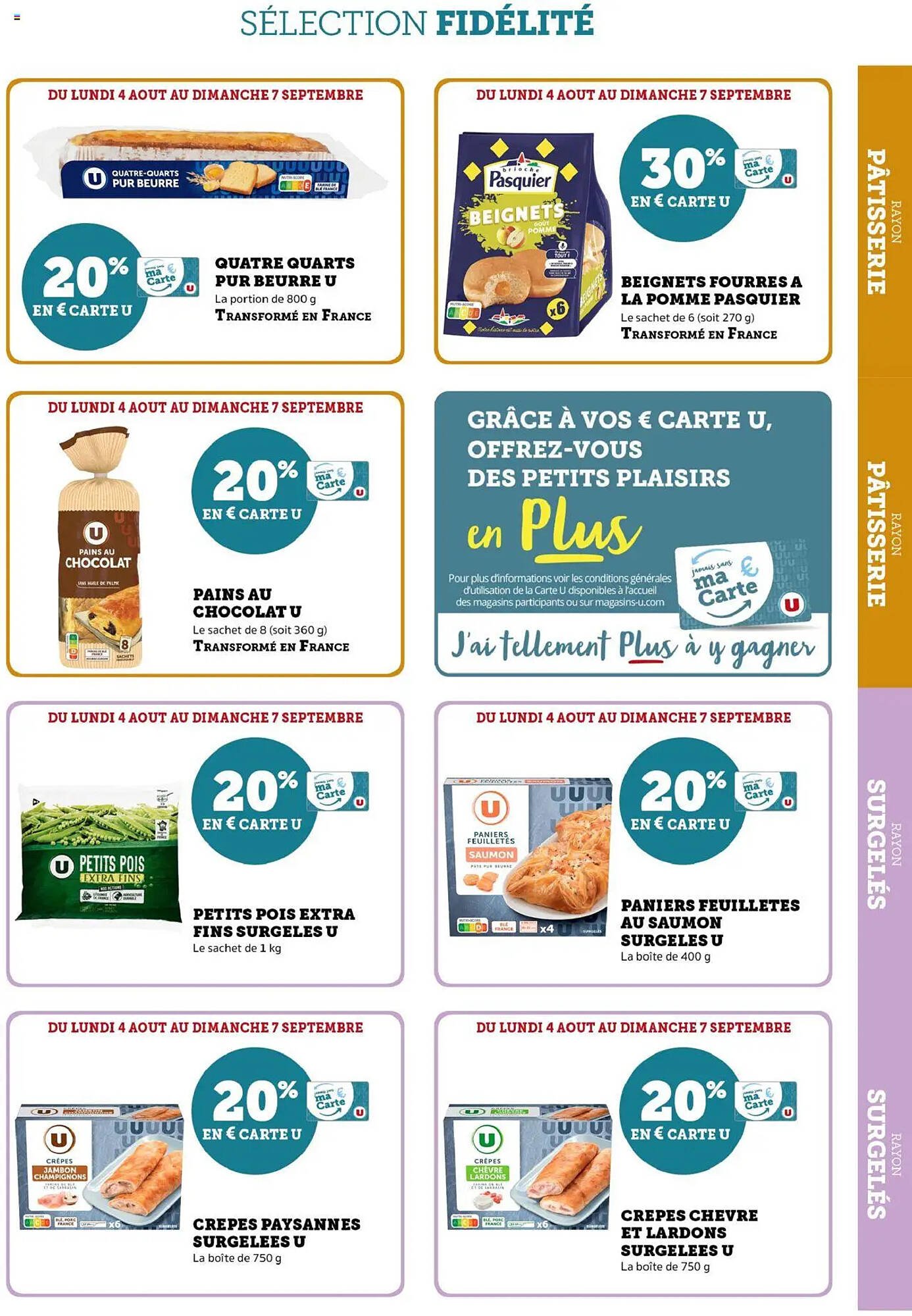 Catalogue U Express (2025-08-04 - 2025-09-07)