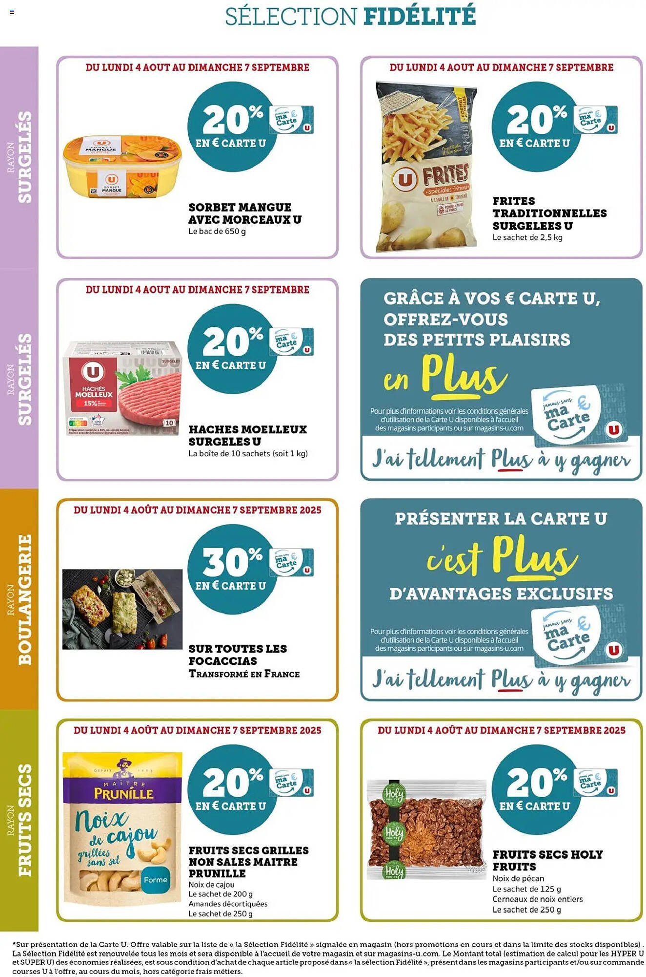 Catalogue U Express (2025-08-04 - 2025-09-07)