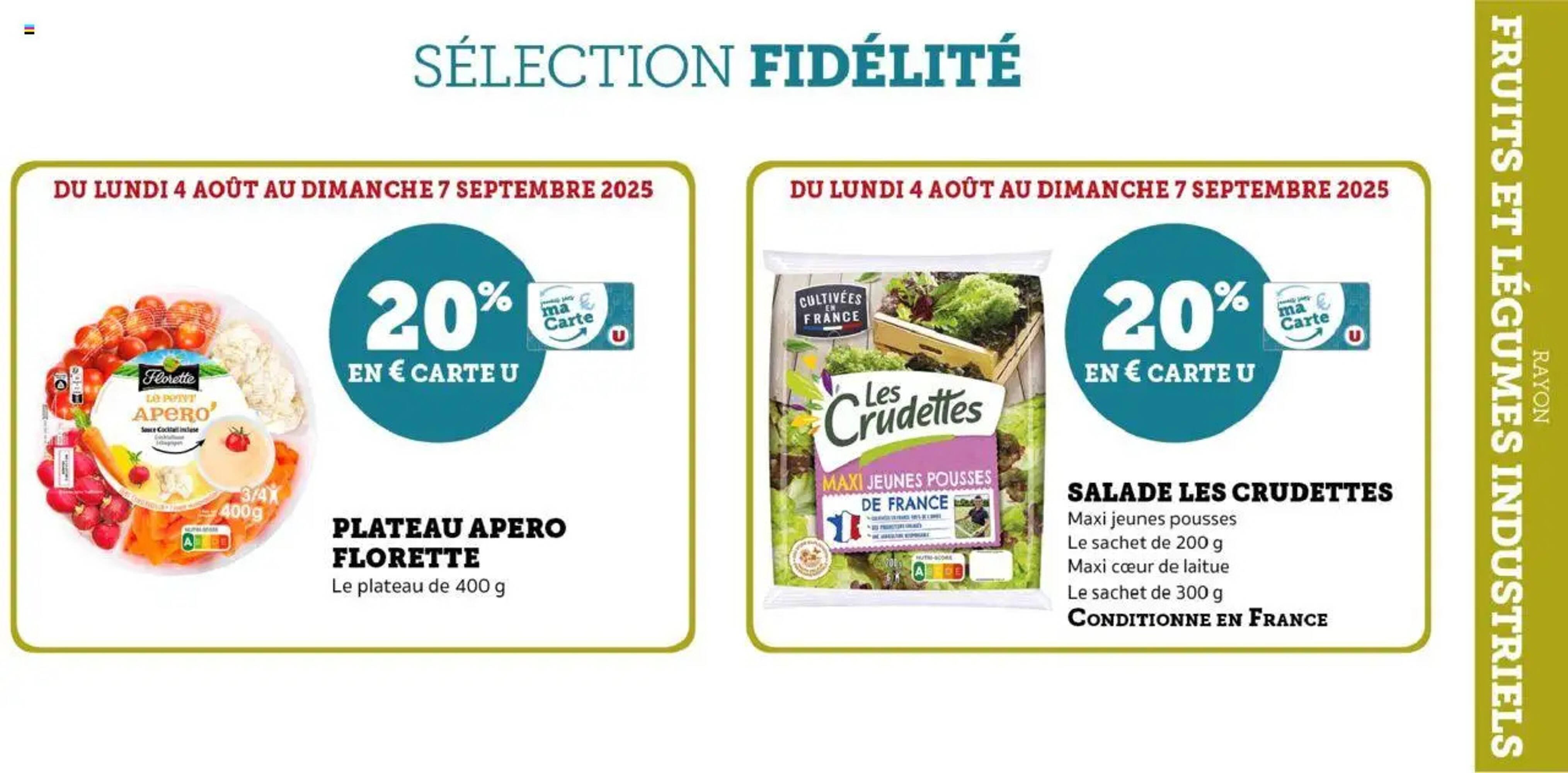 Catalogue U Express (2025-08-04 - 2025-09-07)