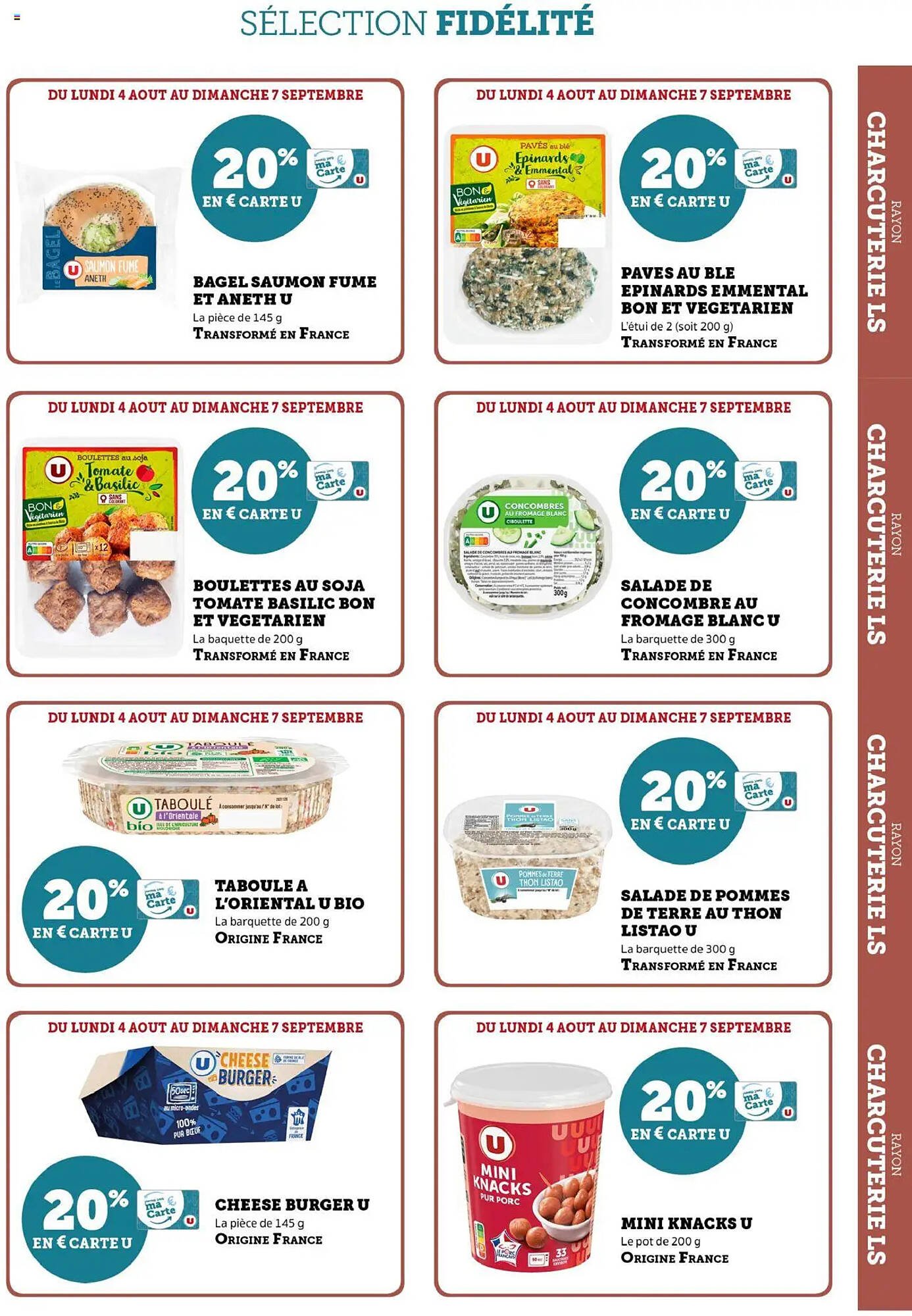 Catalogue U Express (2025-08-04 - 2025-09-07)