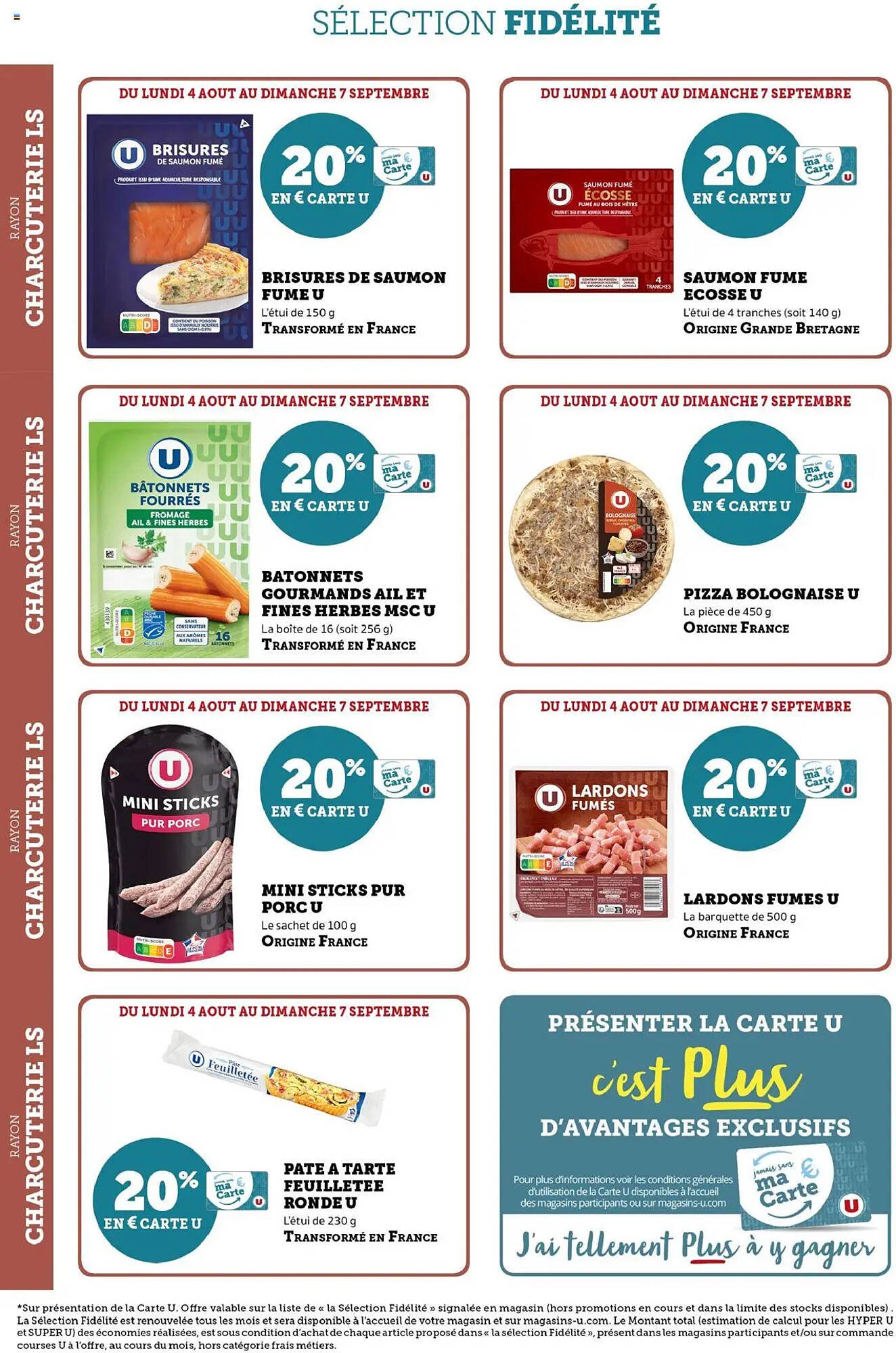 Catalogue U Express (2025-08-04 - 2025-09-07)