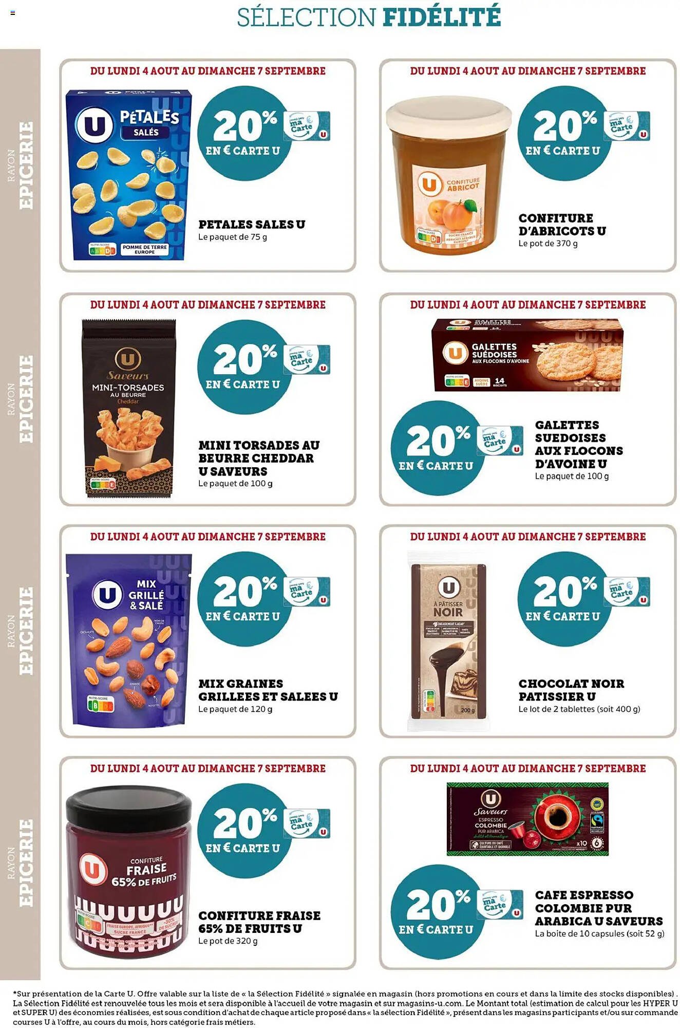 Catalogue U Express (2025-08-04 - 2025-09-07)
