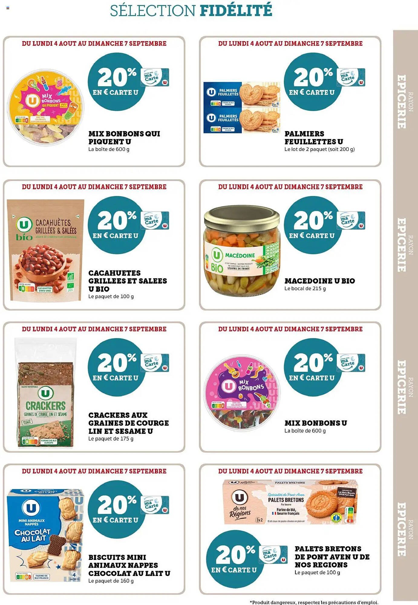 Catalogue U Express (2025-08-04 - 2025-09-07)