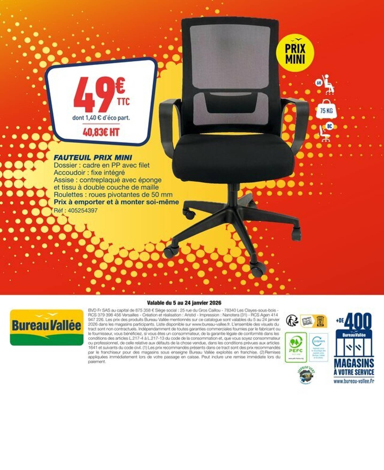 Catalogue Bureau Vallée (2026-01-05 - 2026-01-24)