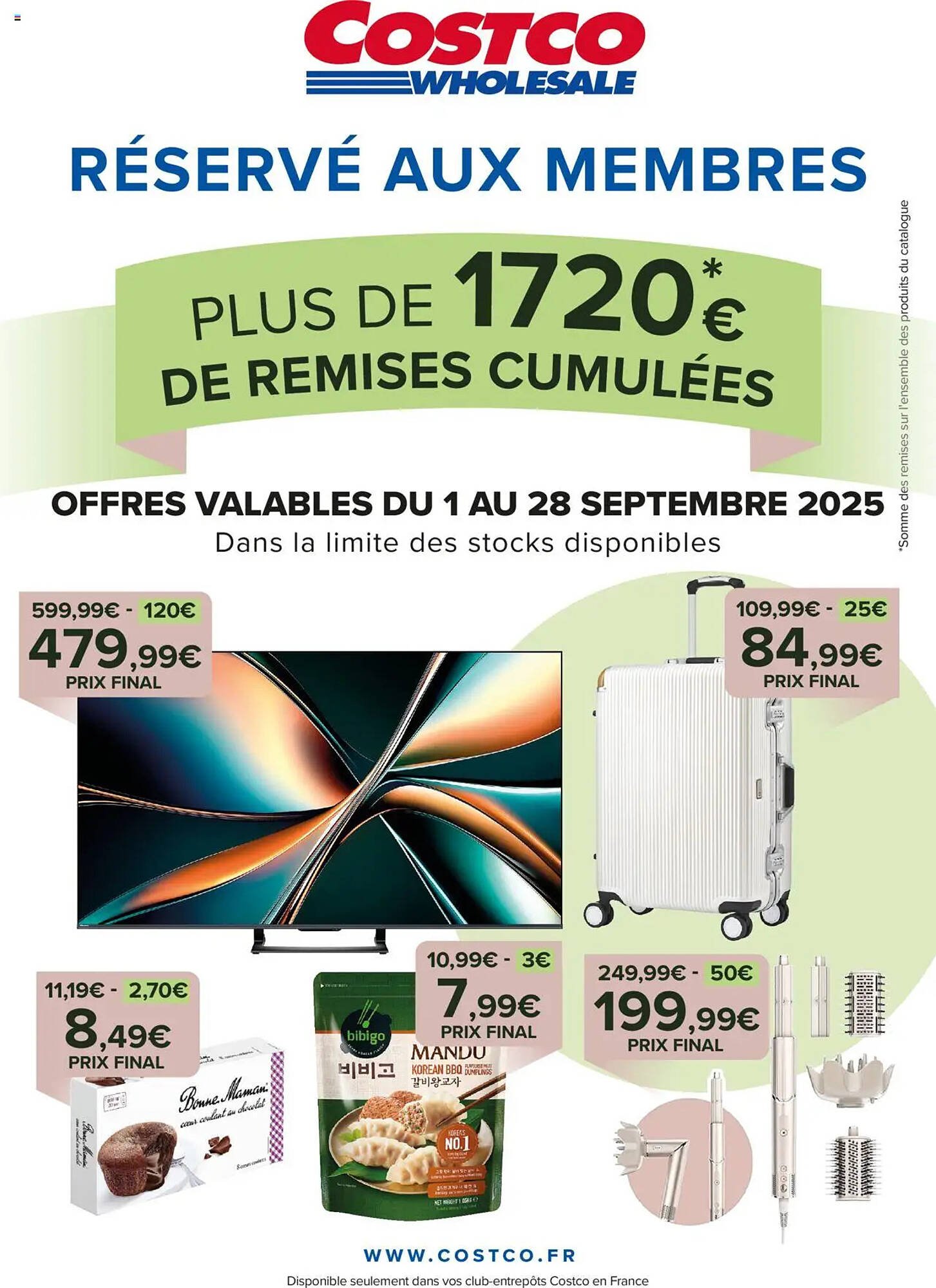 Catalogue Costco (2025-09-01 - 2025-09-28)