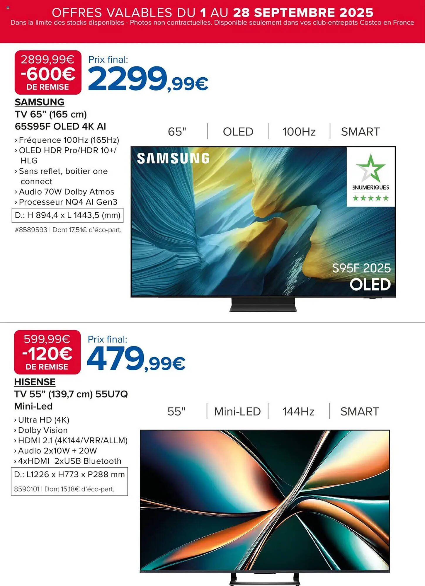 Catalogue Costco (2025-09-01 - 2025-09-28)