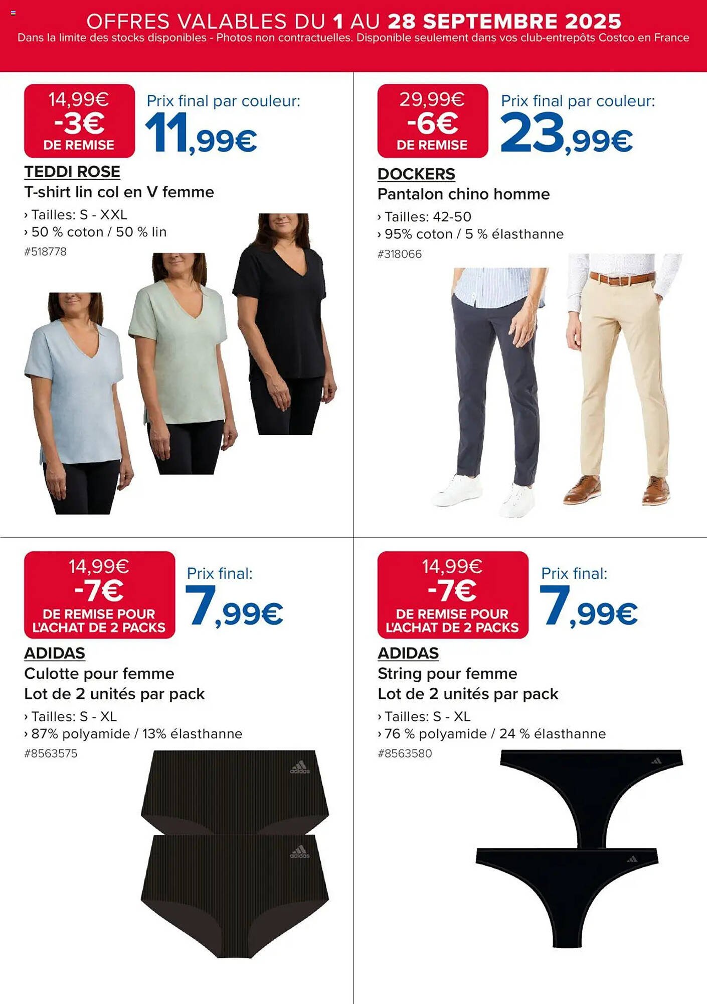 Catalogue Costco (2025-09-01 - 2025-09-28)