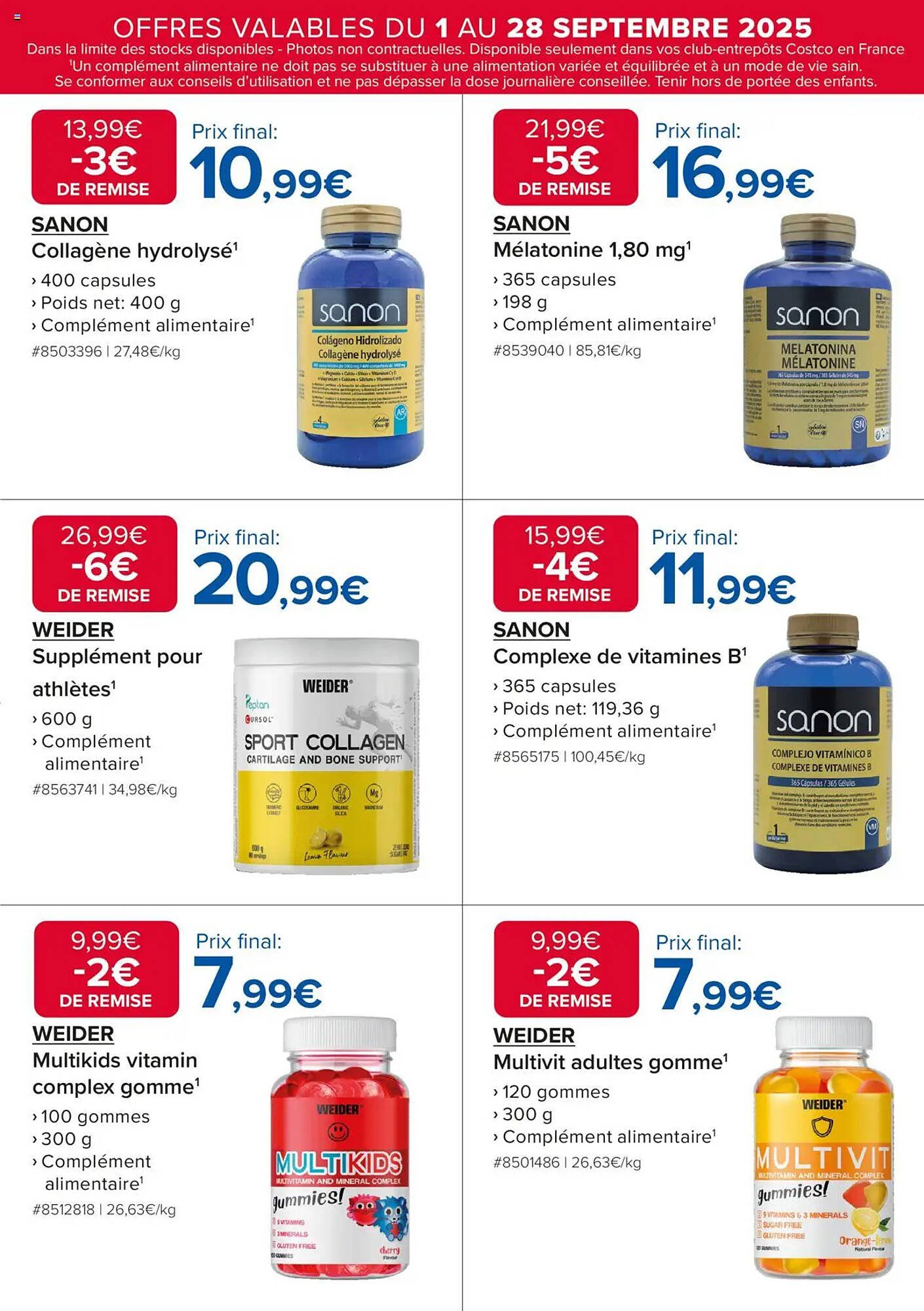 Catalogue Costco (2025-09-01 - 2025-09-28)