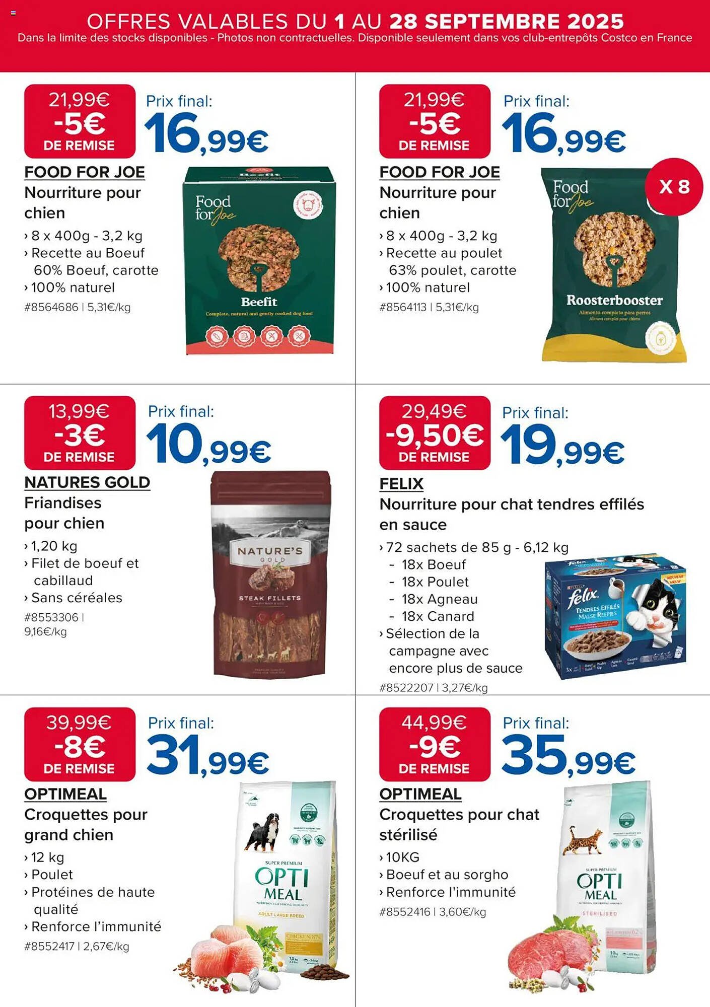 Catalogue Costco (2025-09-01 - 2025-09-28)