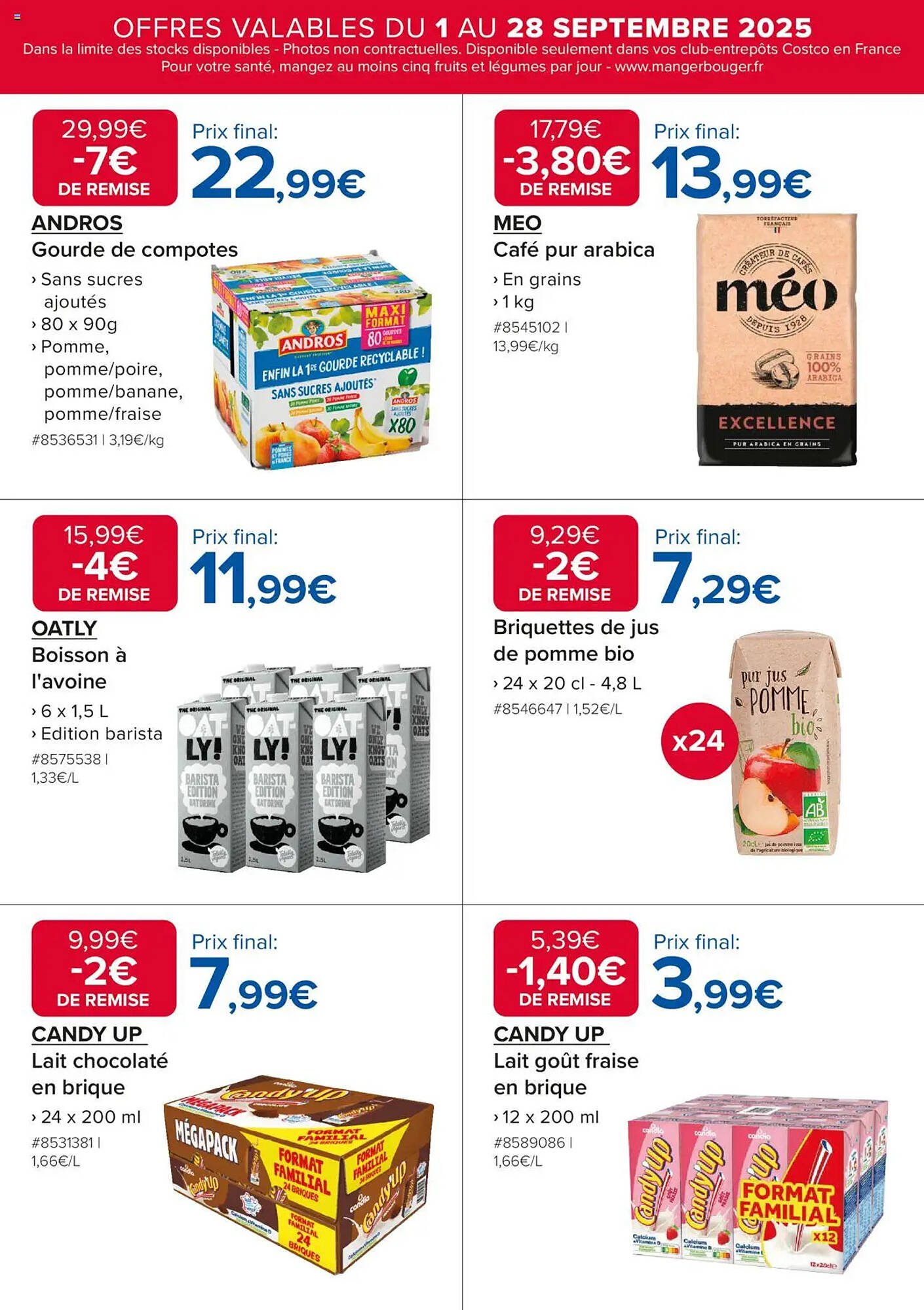Catalogue Costco (2025-09-01 - 2025-09-28)