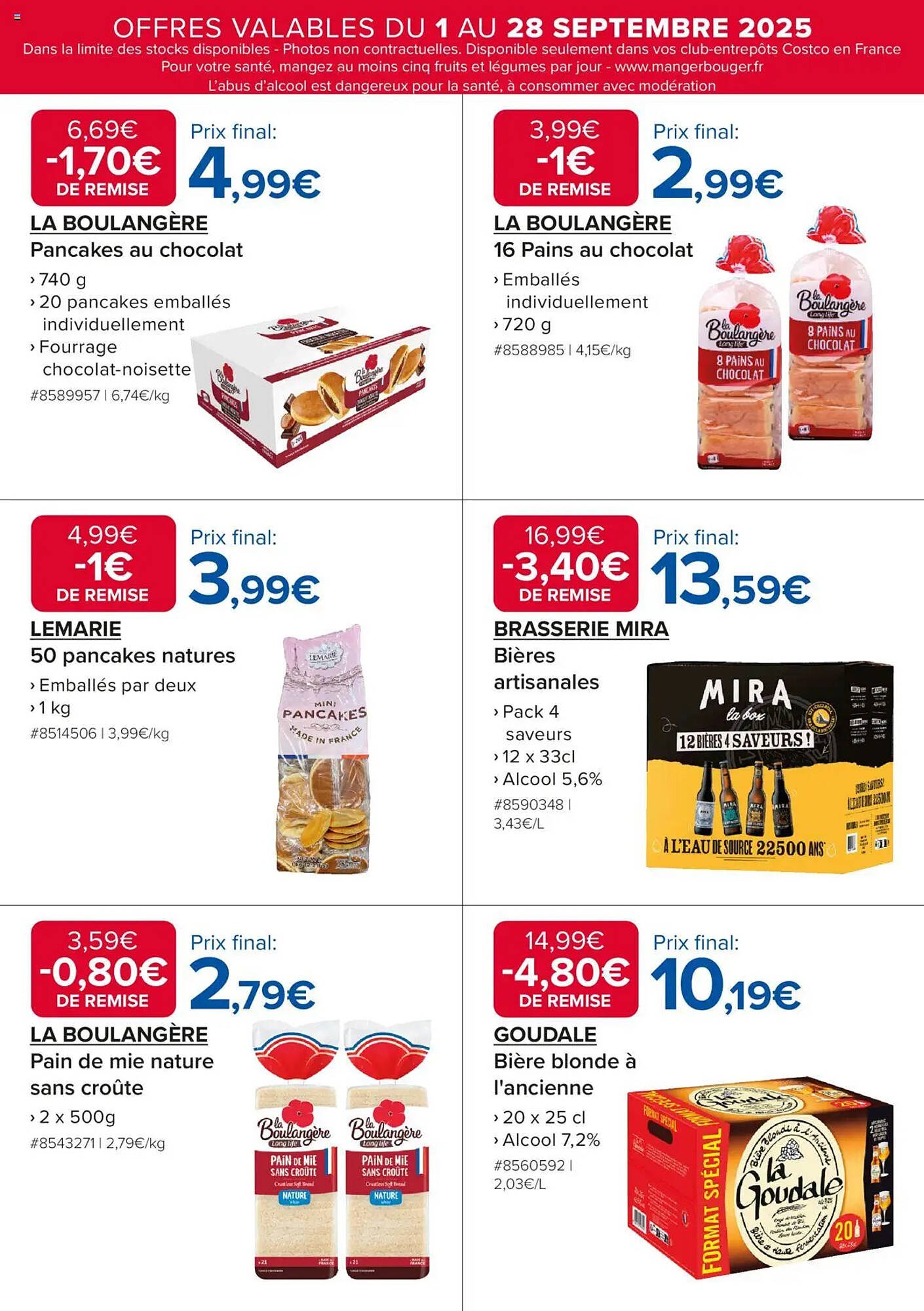 Catalogue Costco (2025-09-01 - 2025-09-28)