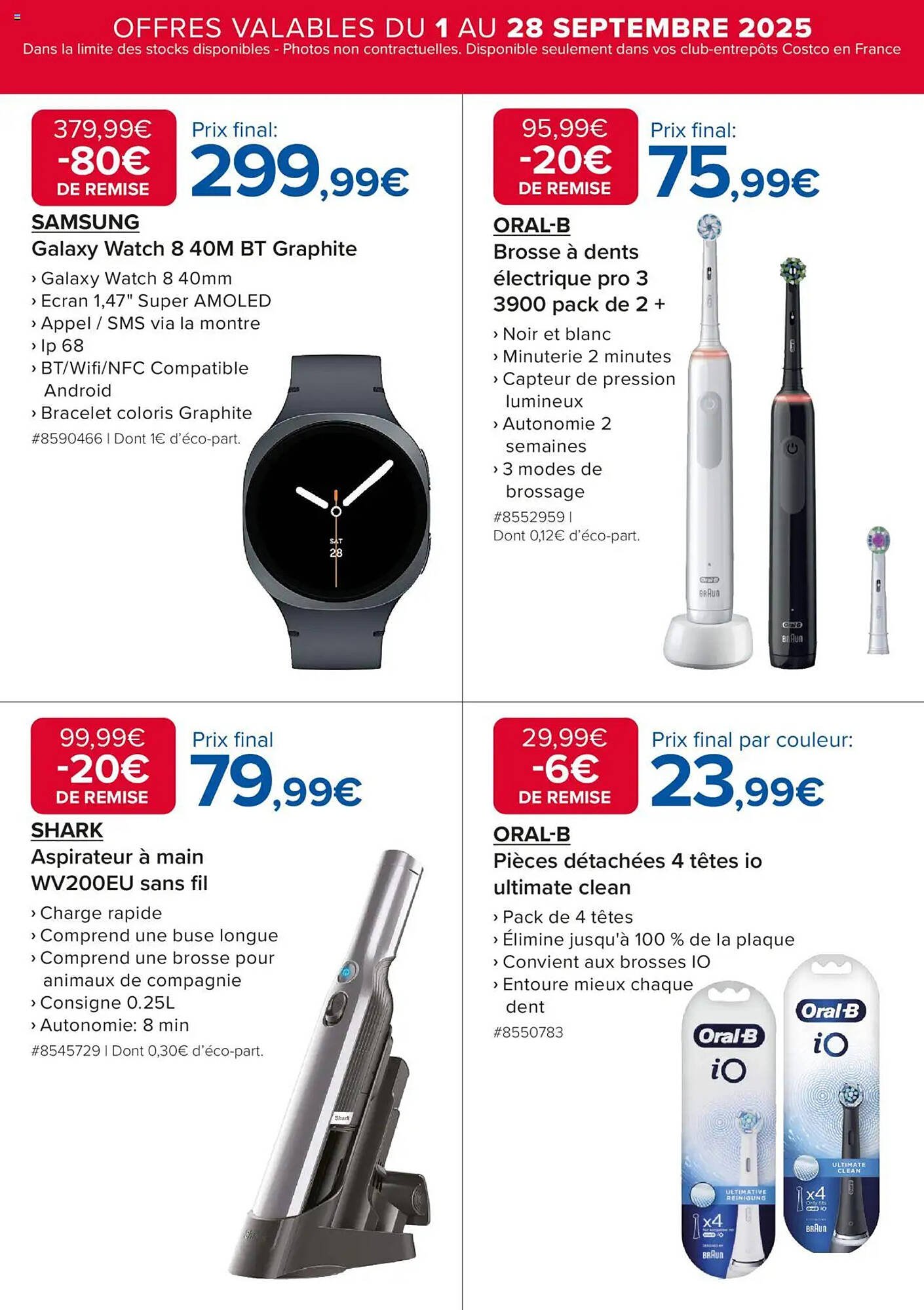 Catalogue Costco (2025-09-01 - 2025-09-28)