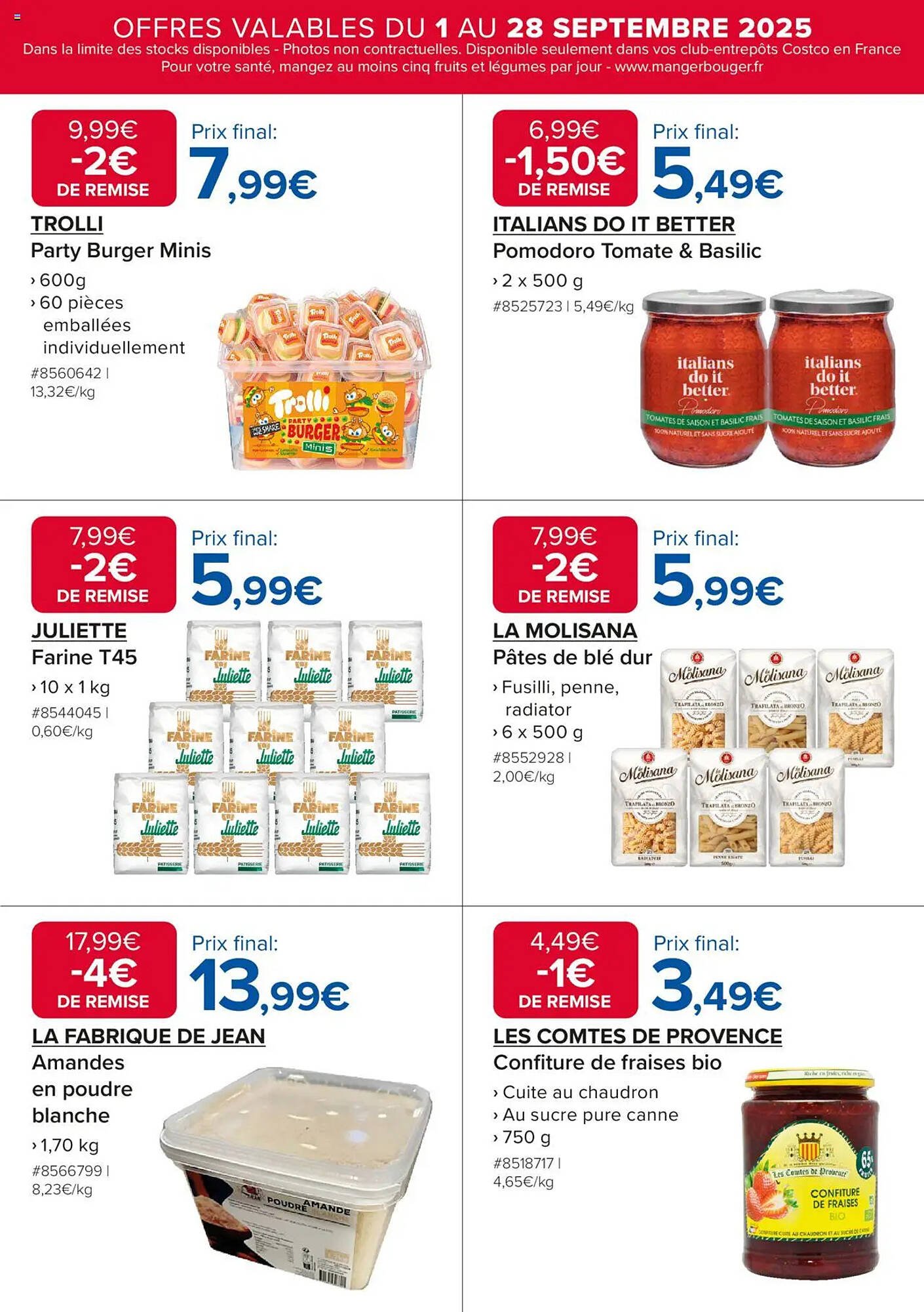 Catalogue Costco (2025-09-01 - 2025-09-28)