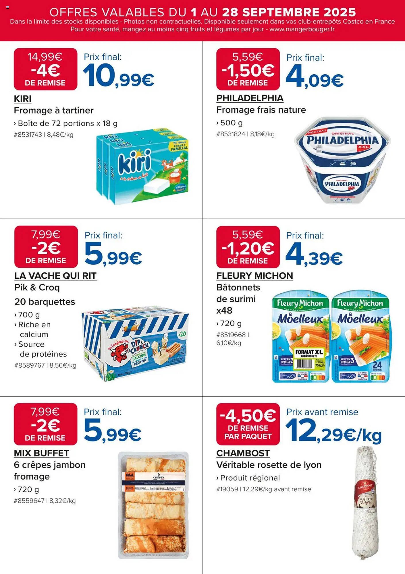 Catalogue Costco (2025-09-01 - 2025-09-28)