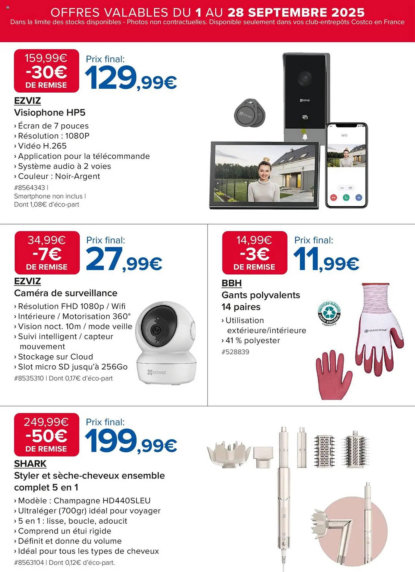 Catalogue Costco (2025-09-01 - 2025-09-28)
