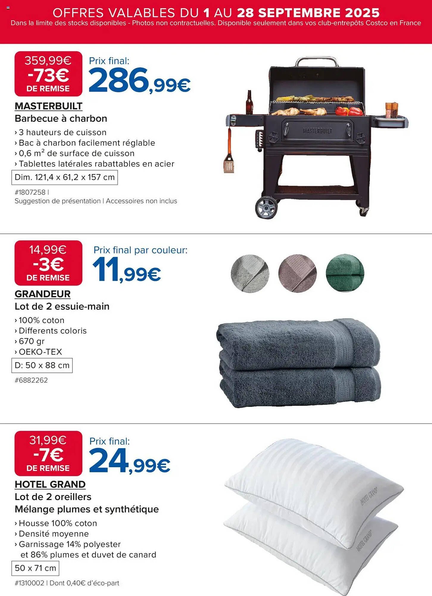 Catalogue Costco (2025-09-01 - 2025-09-28)