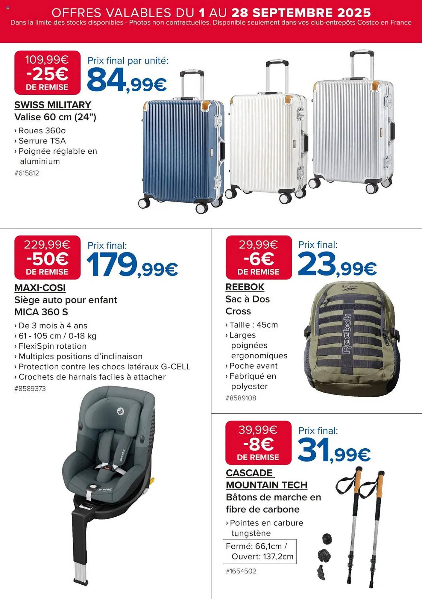 Catalogue Costco (2025-09-01 - 2025-09-28)