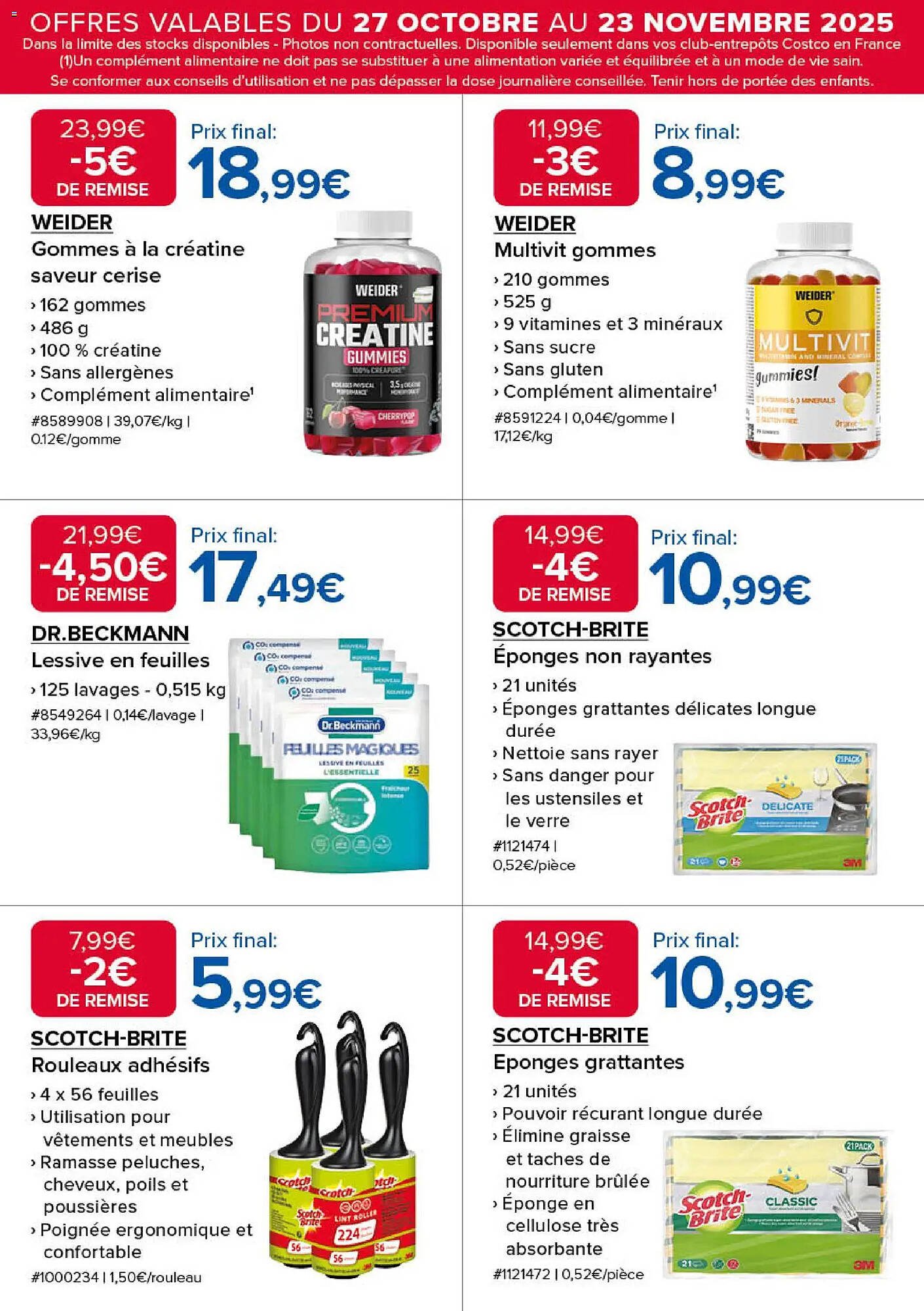 Catalogue Costco