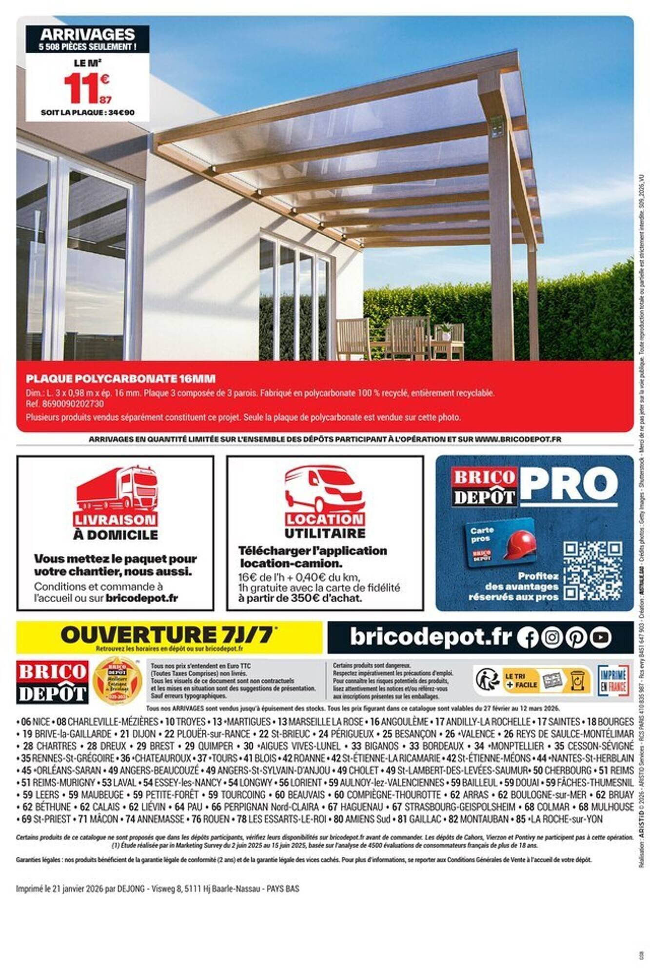 Catalogue Brico Dépôt