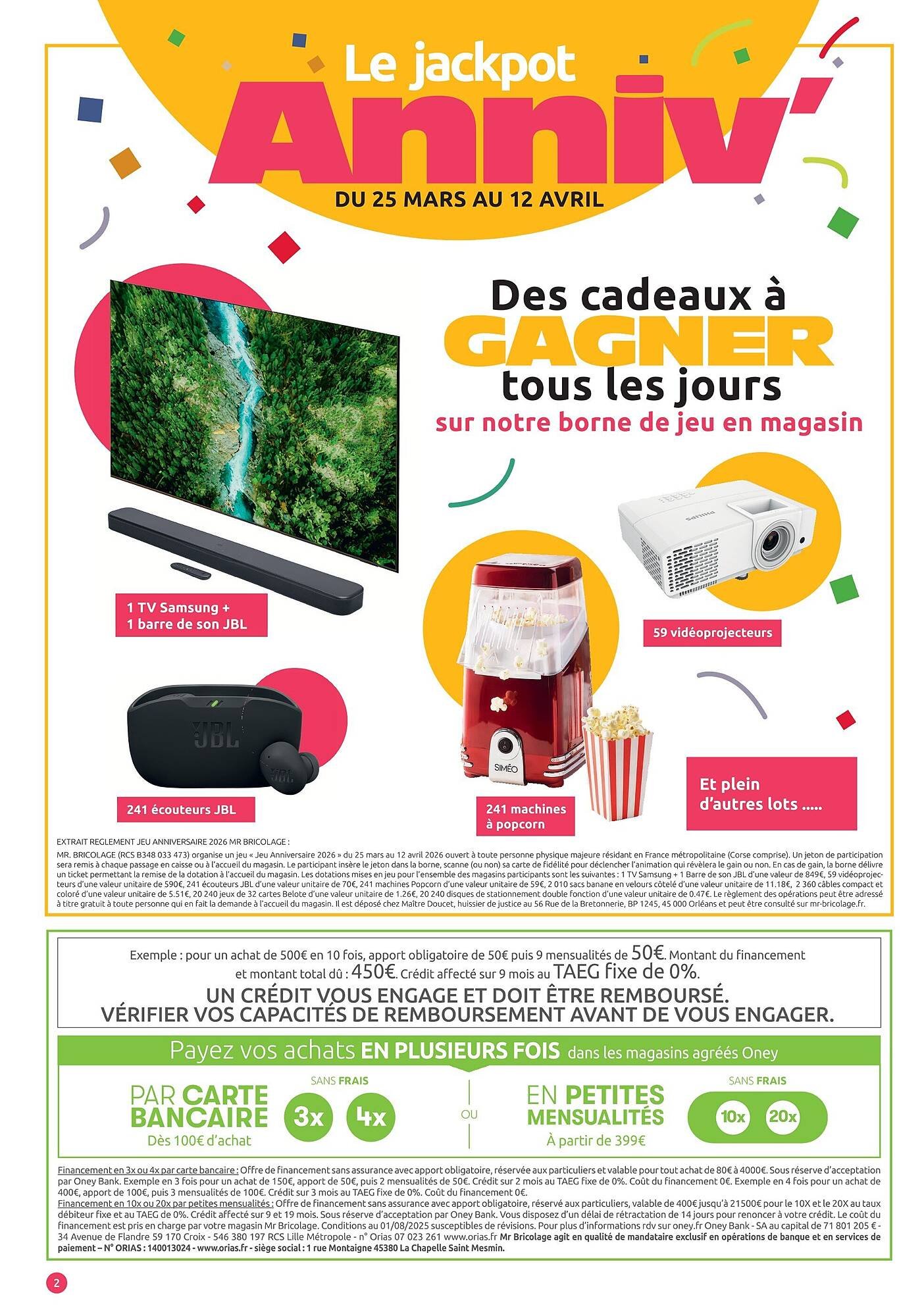 Catalogue Mr Bricolage