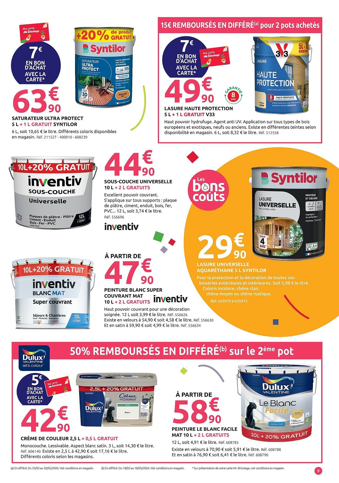 Catalogue Mr Bricolage (2026-03-25 - 2026-04-12)