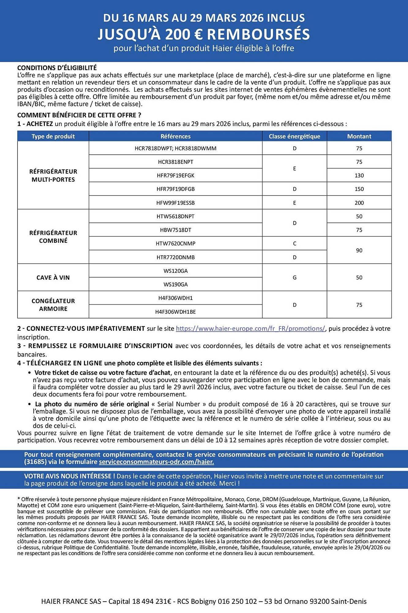 Catalogue Boulanger (2026-03-18 - 2026-03-29)