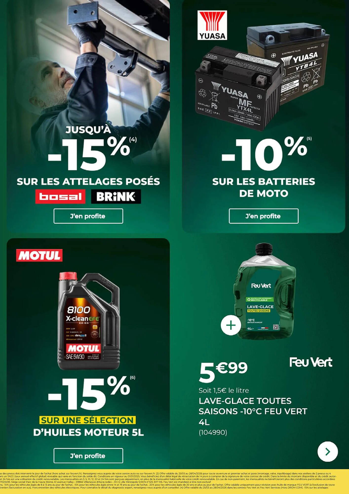 Catalogue Feu Vert (2026-03-25 - 2026-04-28)