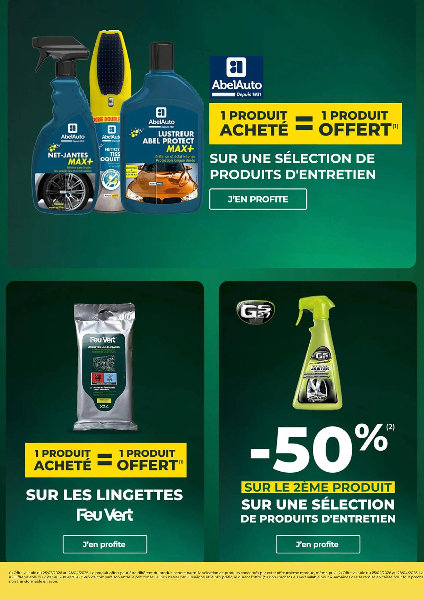 Catalogue Feu Vert (2026-03-25 - 2026-04-28)