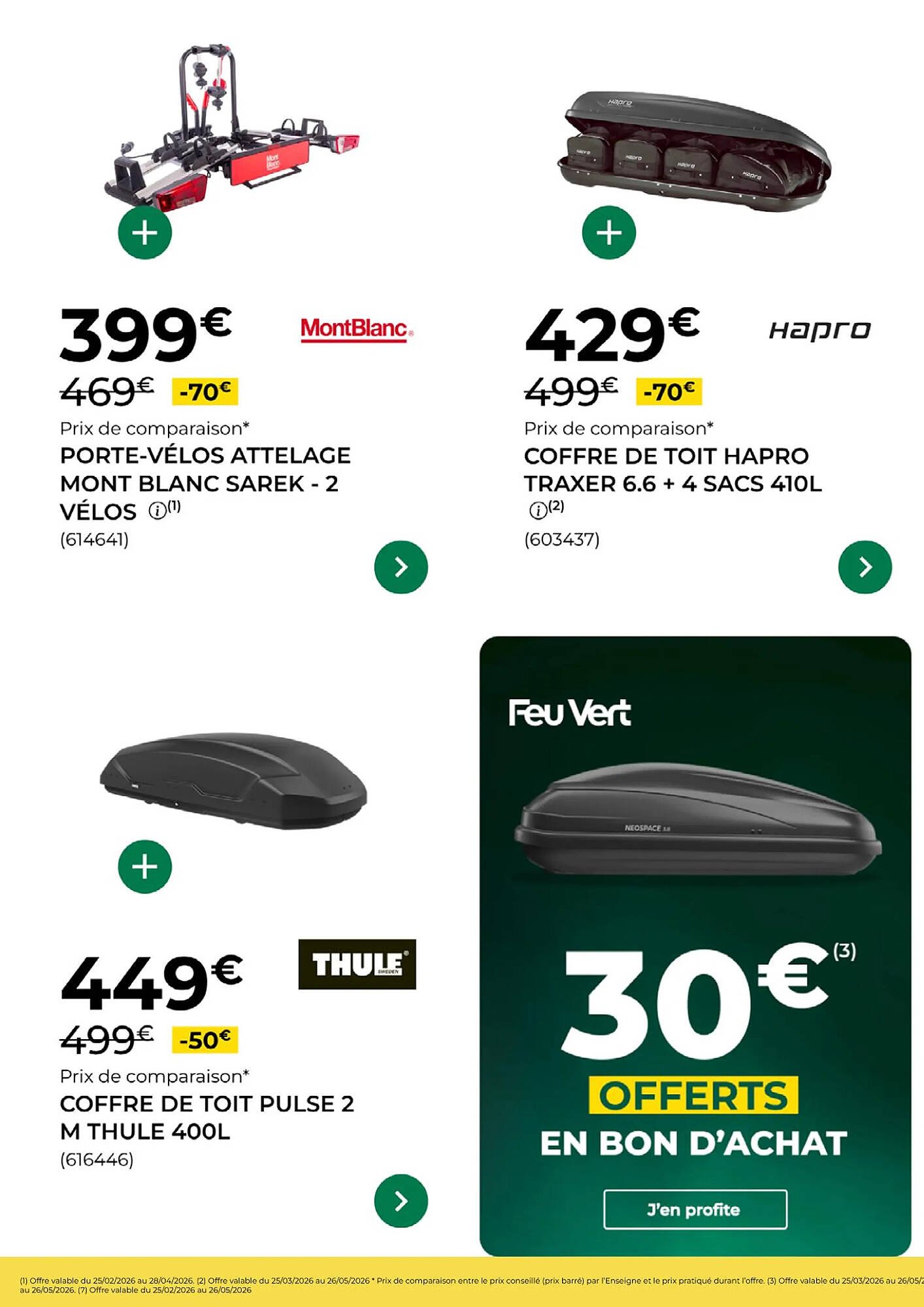 Catalogue Feu Vert (2026-03-25 - 2026-04-28)