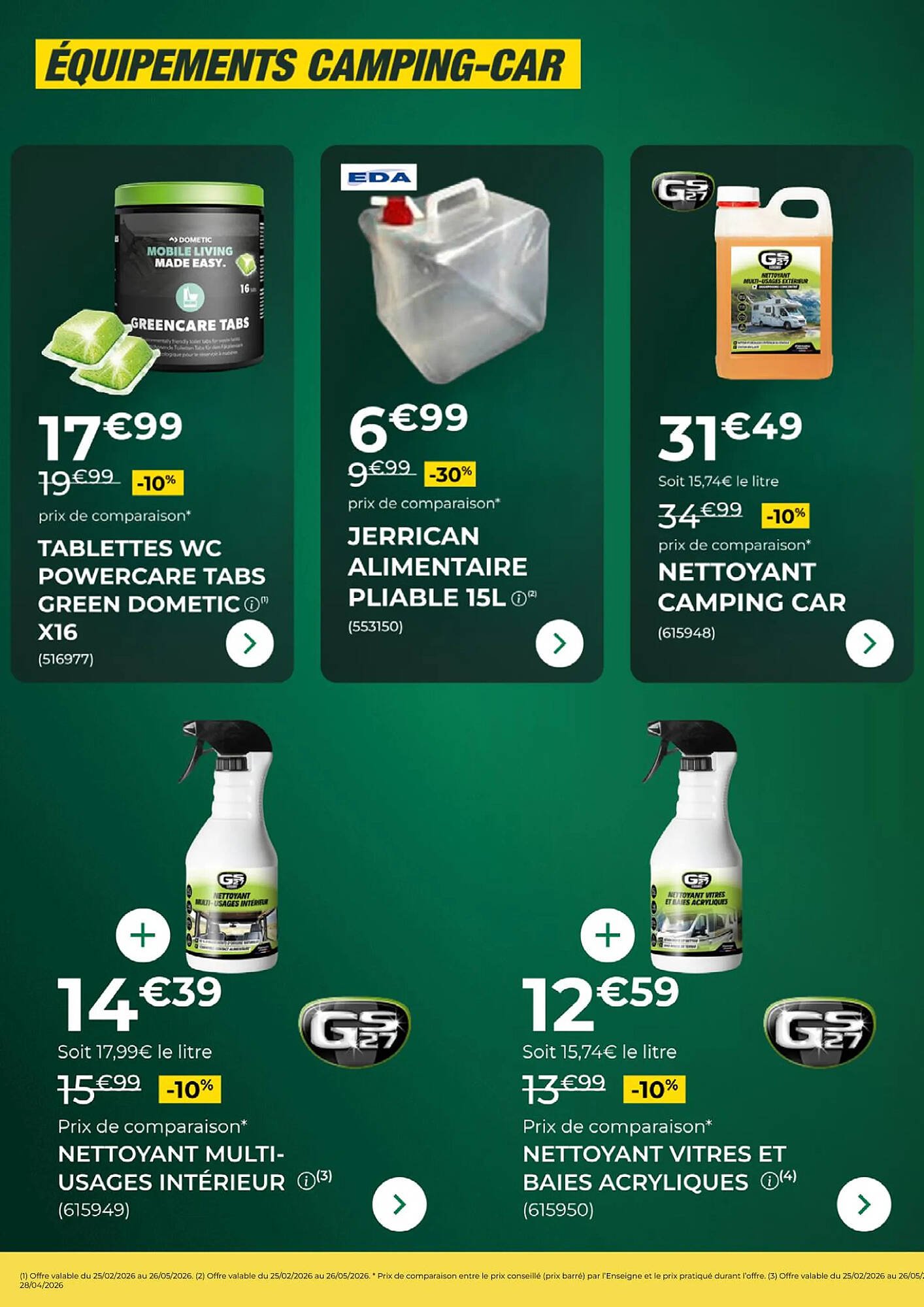 Catalogue Feu Vert (2026-03-25 - 2026-04-28)