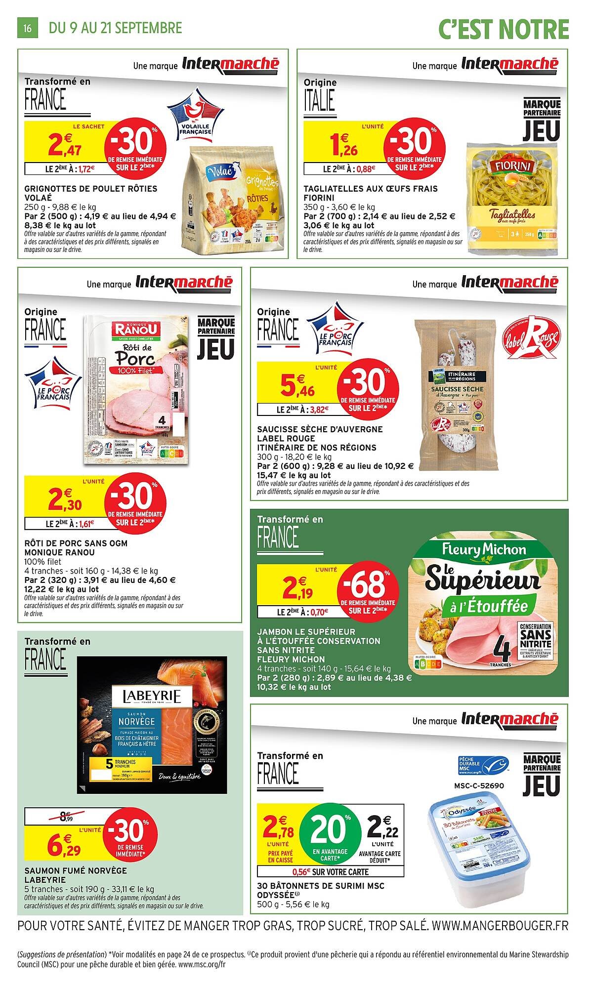 Catalogue Intermarché (2025-09-09 - 2025-09-21)