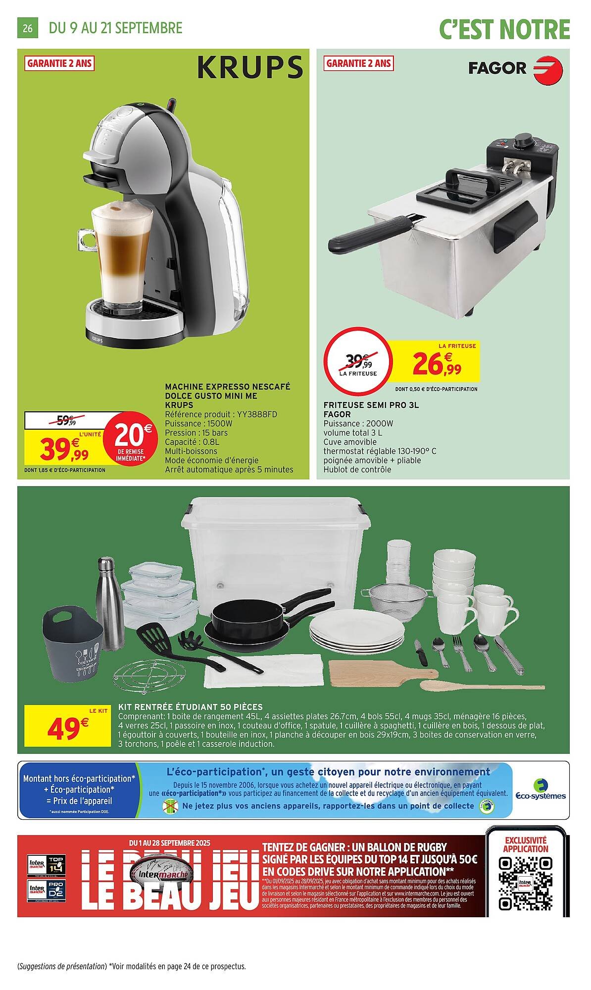 Catalogue Intermarché (2025-09-09 - 2025-09-21)