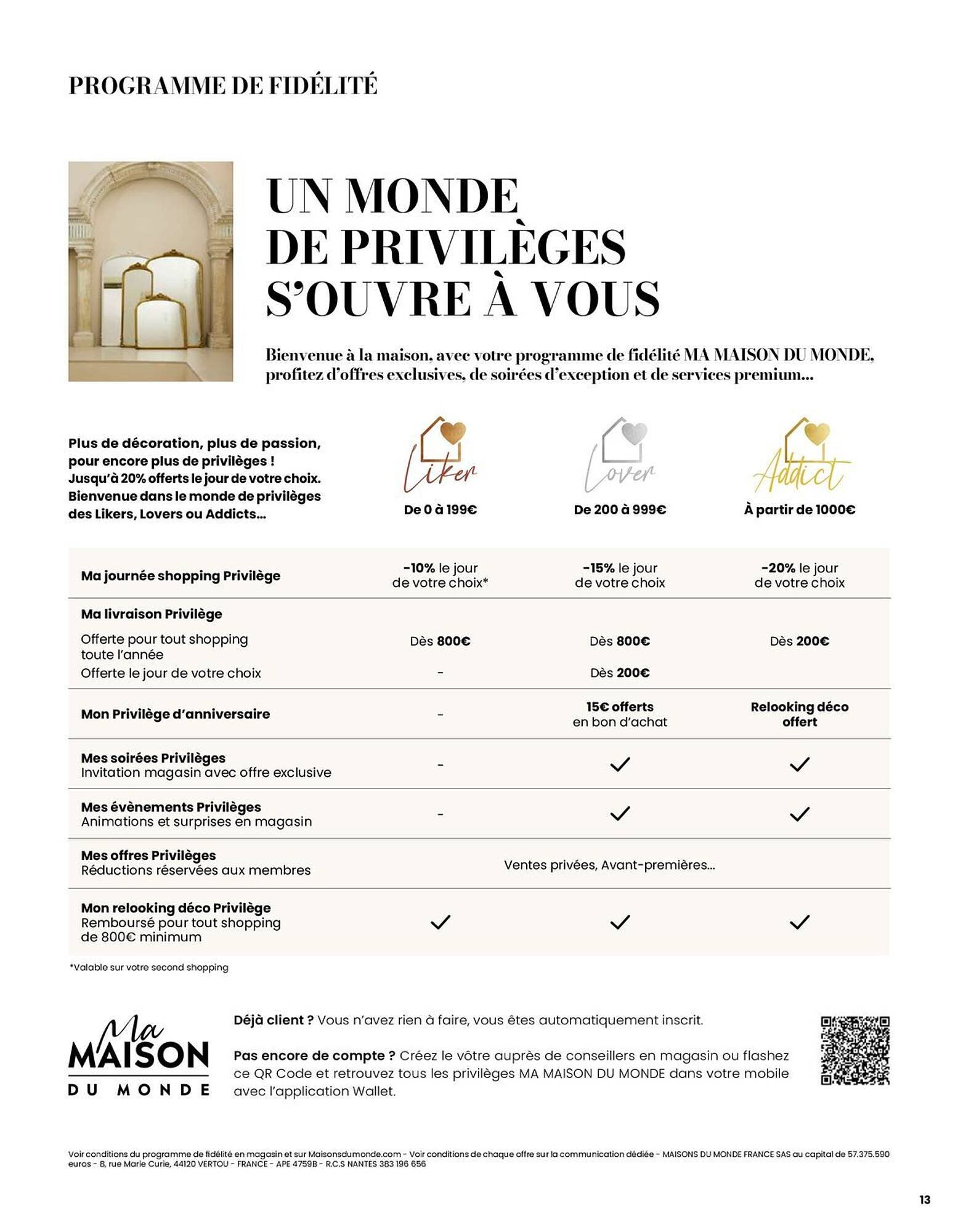 Catalogue Maisons du Monde
