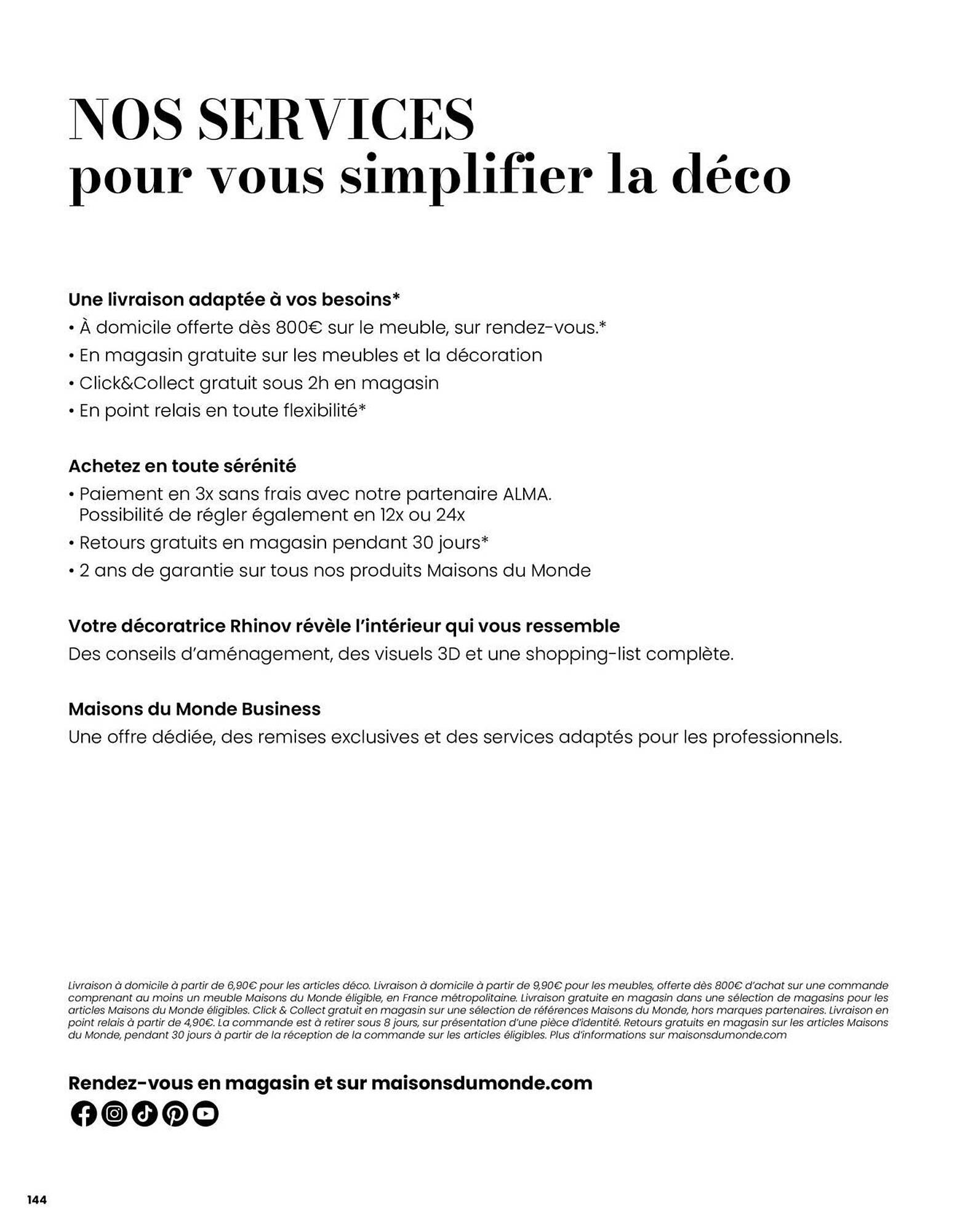 Catalogue Maisons du Monde