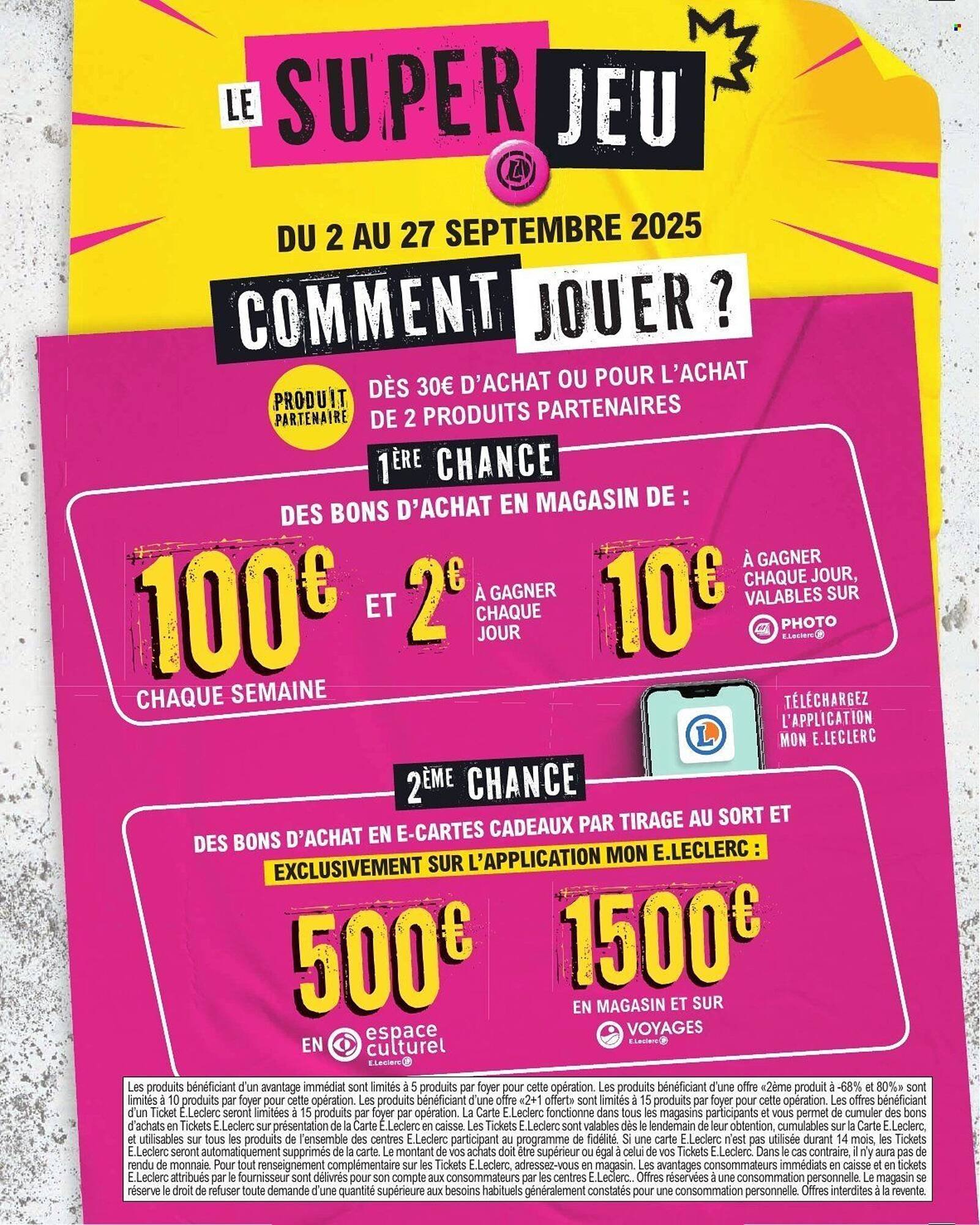 Catalogue E.Leclerc (2025-09-02 - 2025-09-13)