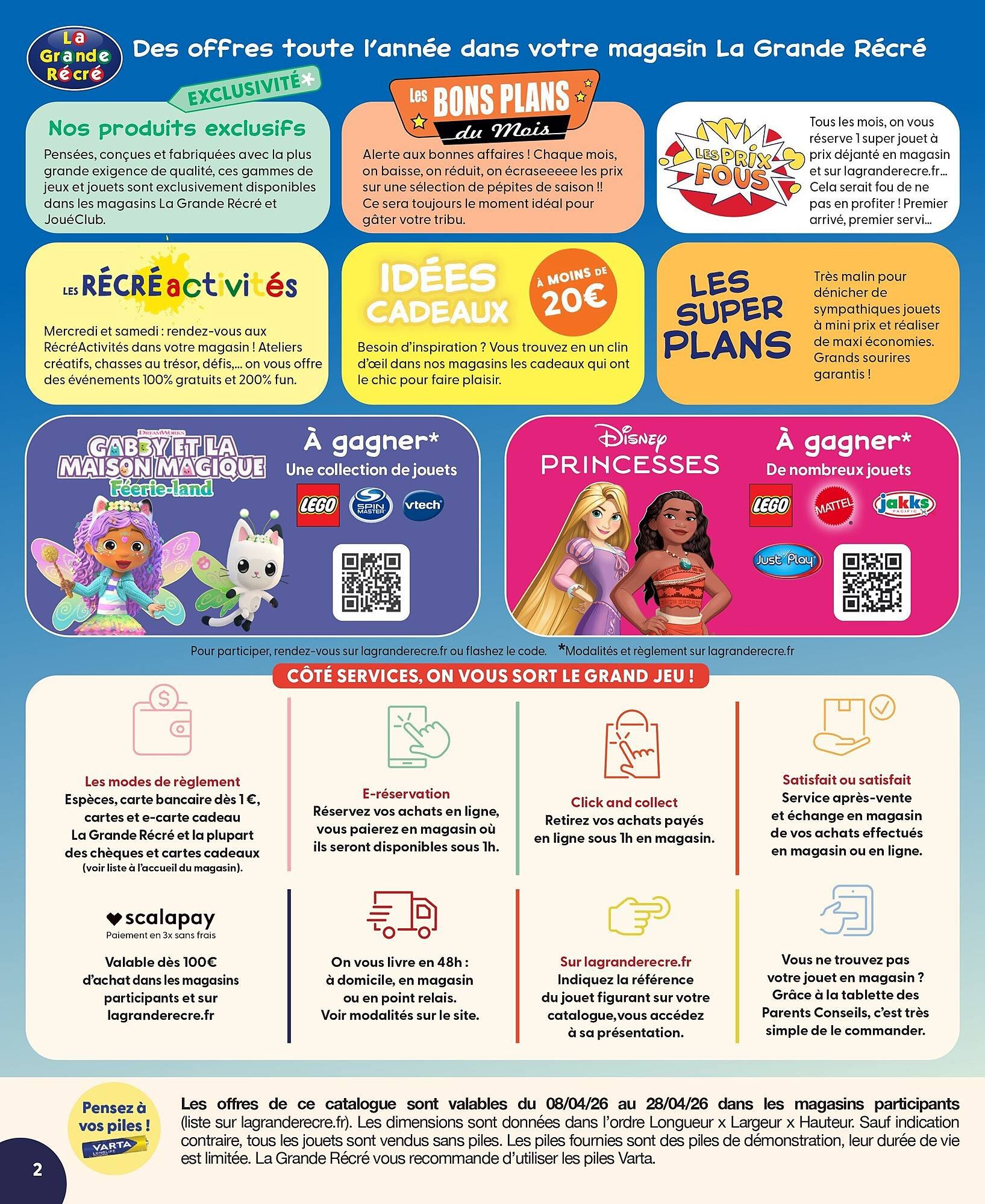 Catalogue La Grande Récré